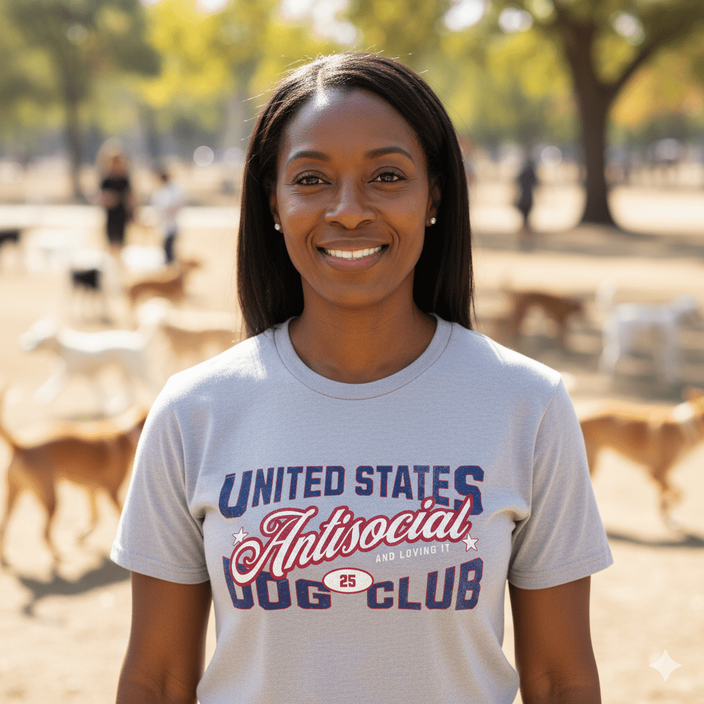 T-Shirt United States Antisocial Dog Club T-Shirt ReallyintoDogs