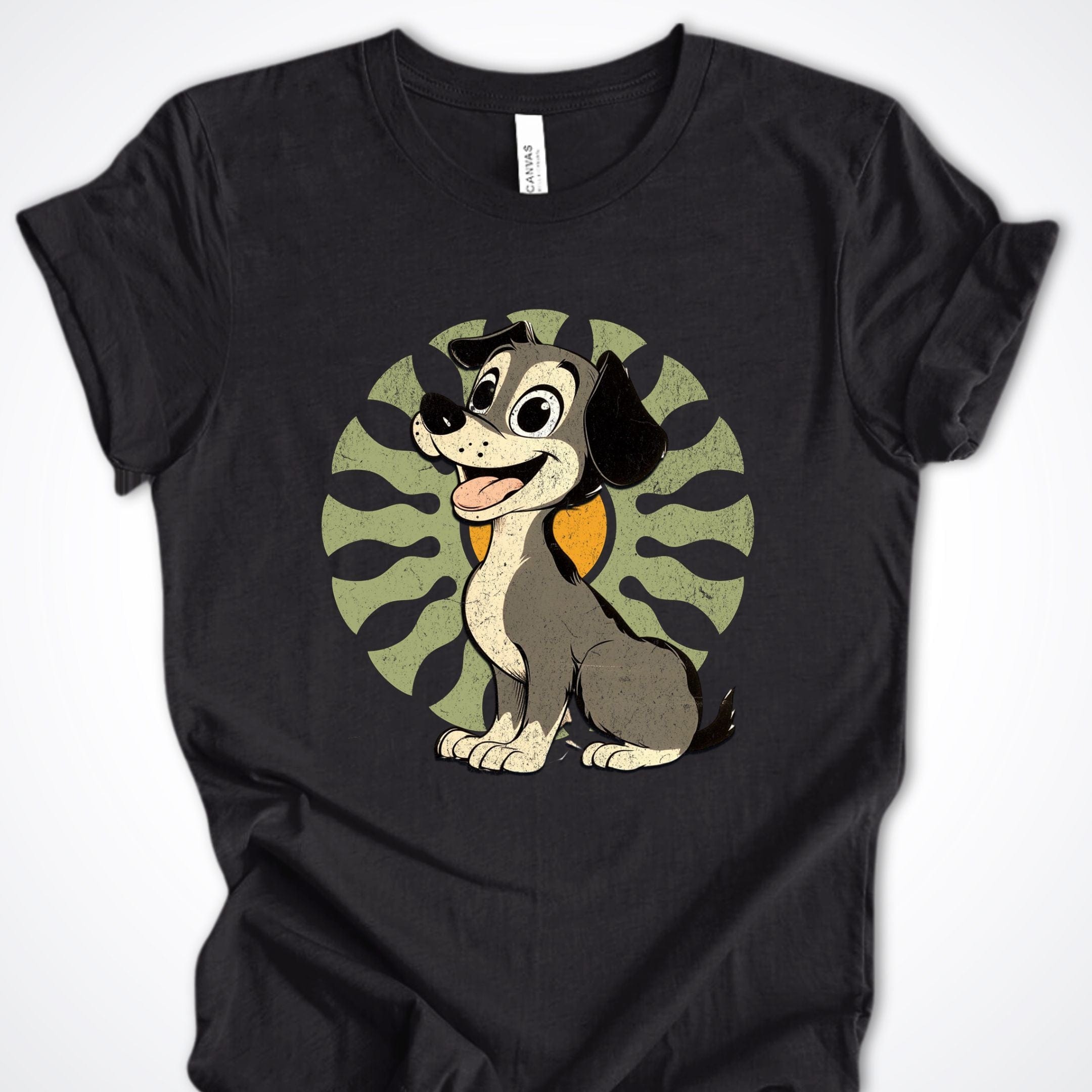 T-Shirt Black Heather / S Vintage Pup Clueless Premium Unisex T-Shirt ReallyintoDogs