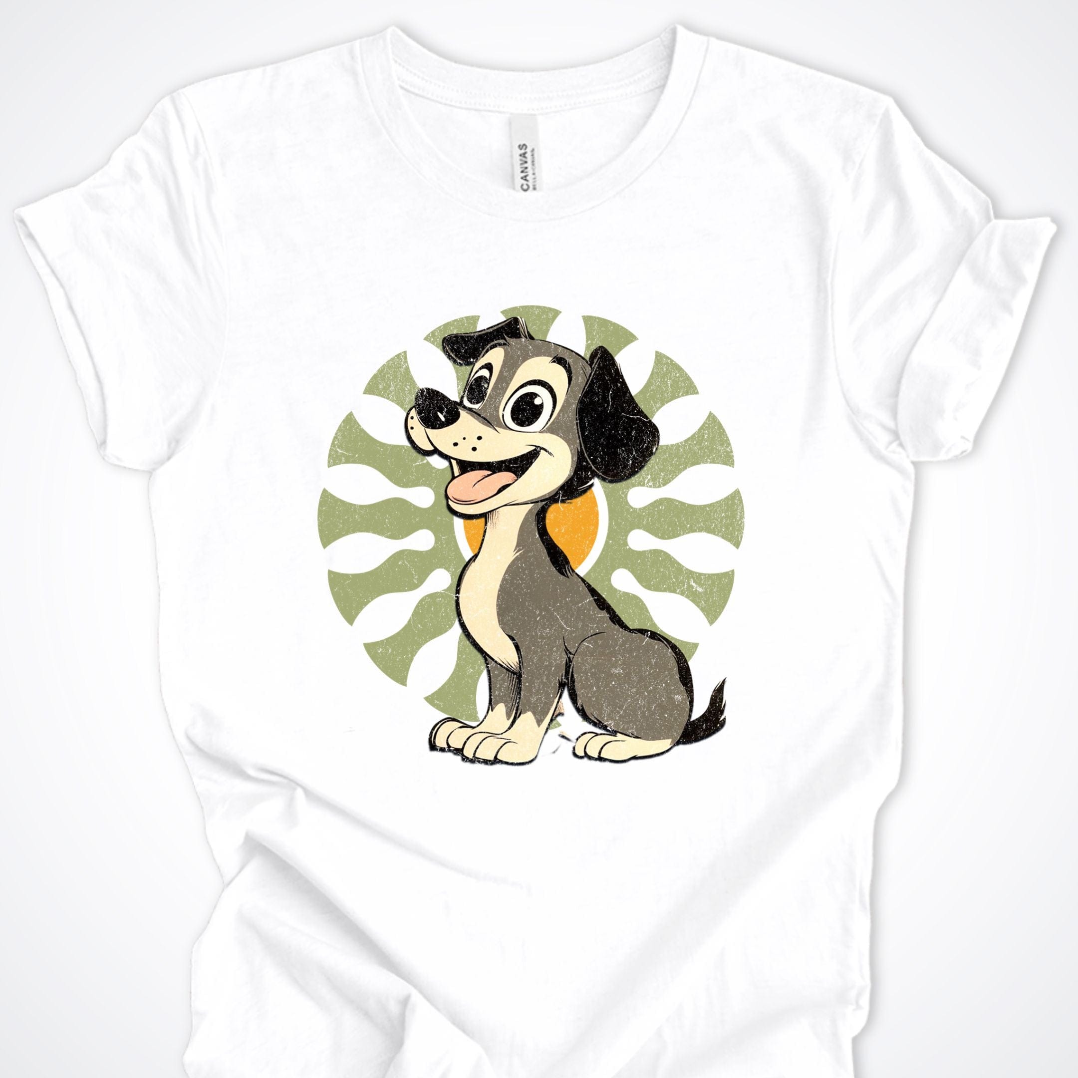 T-Shirt White / S Vintage Pup Clueless Premium Unisex T-Shirt ReallyintoDogs