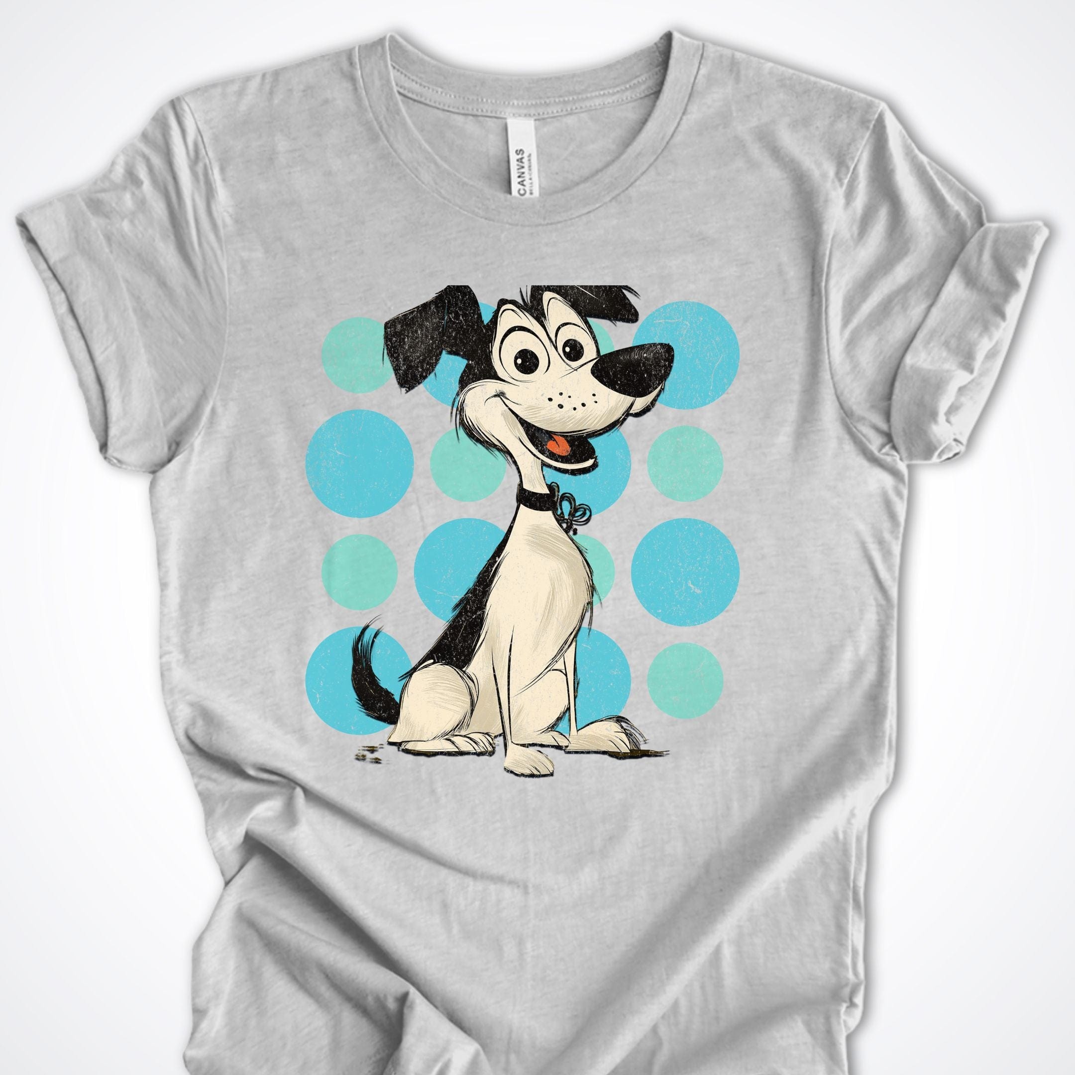 T-Shirt Athletic Heather / S Vintage Pup Vagabond Premium Unisex T-Shirt ReallyintoDogs