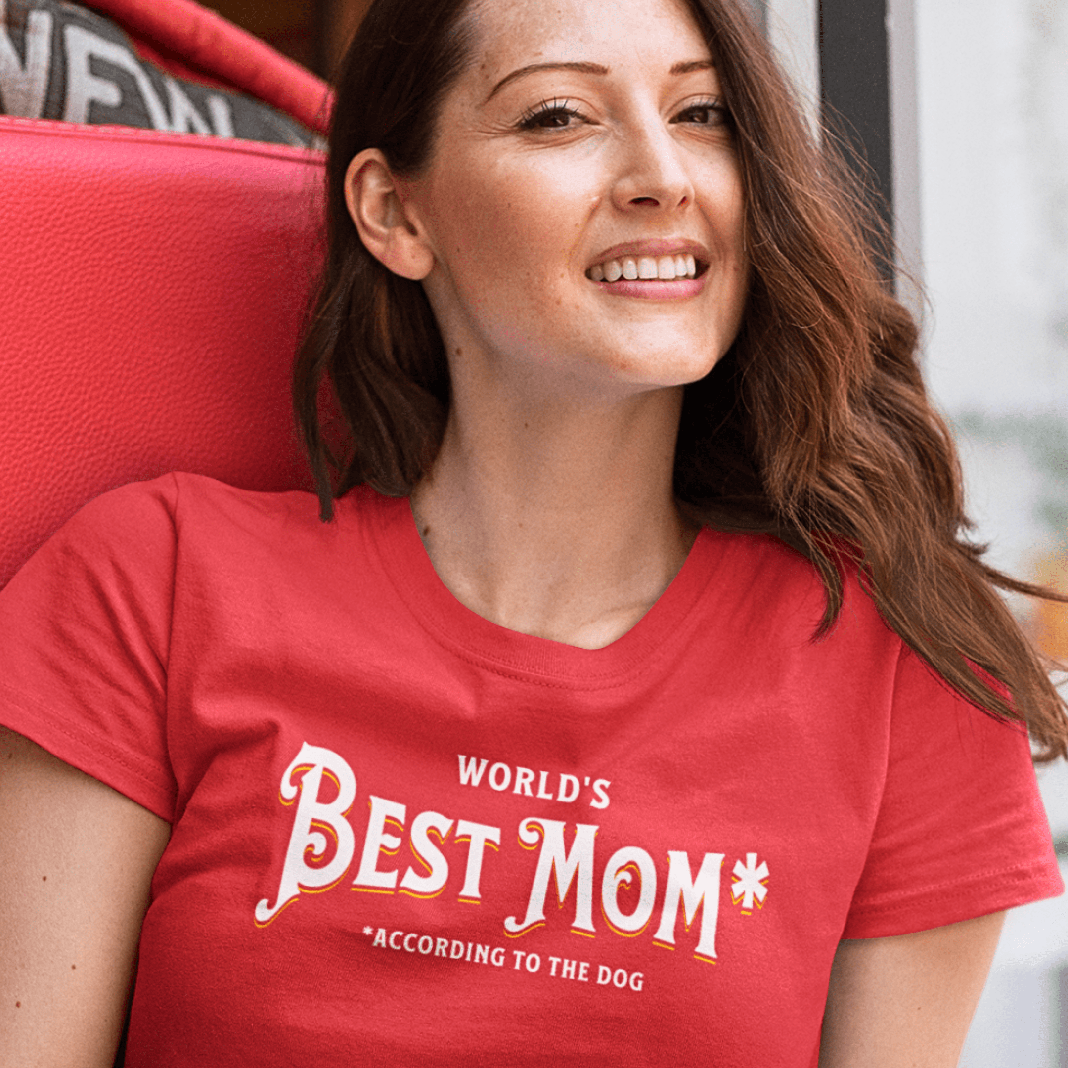 T-Shirt World's Best Mom T-Shirt ReallyintoDogs