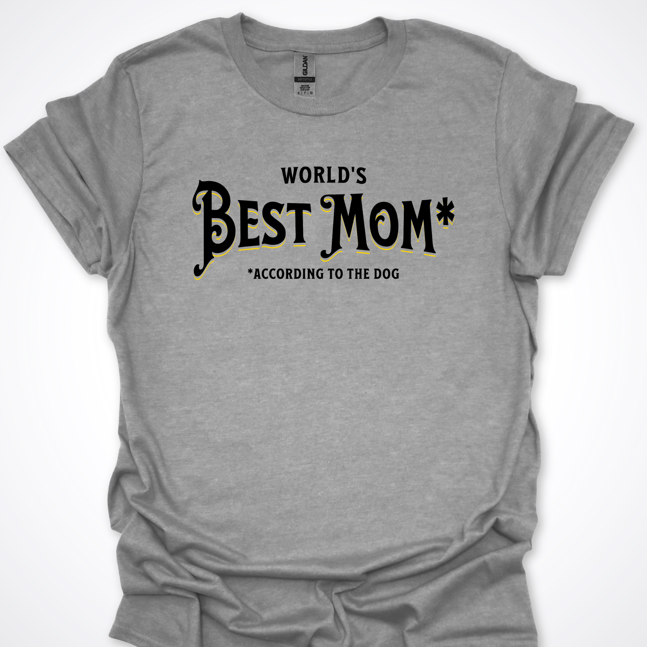 T-Shirt Sport Grey / S World's Best Mom T-Shirt ReallyintoDogs