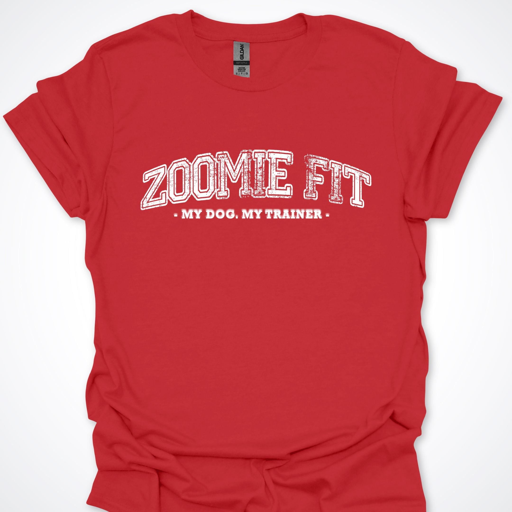 T-Shirt Red / S Zoomie Fit T-Shirt ReallyintoDogs