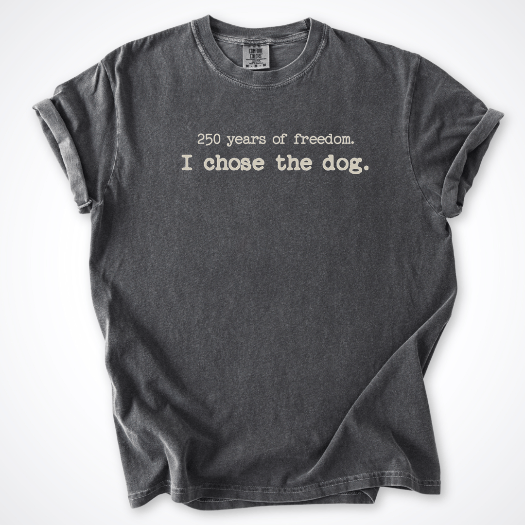 T-Shirt Pepper / S 250 Years of Freedom Comfort Colors T-Shirt ReallyintoDogs