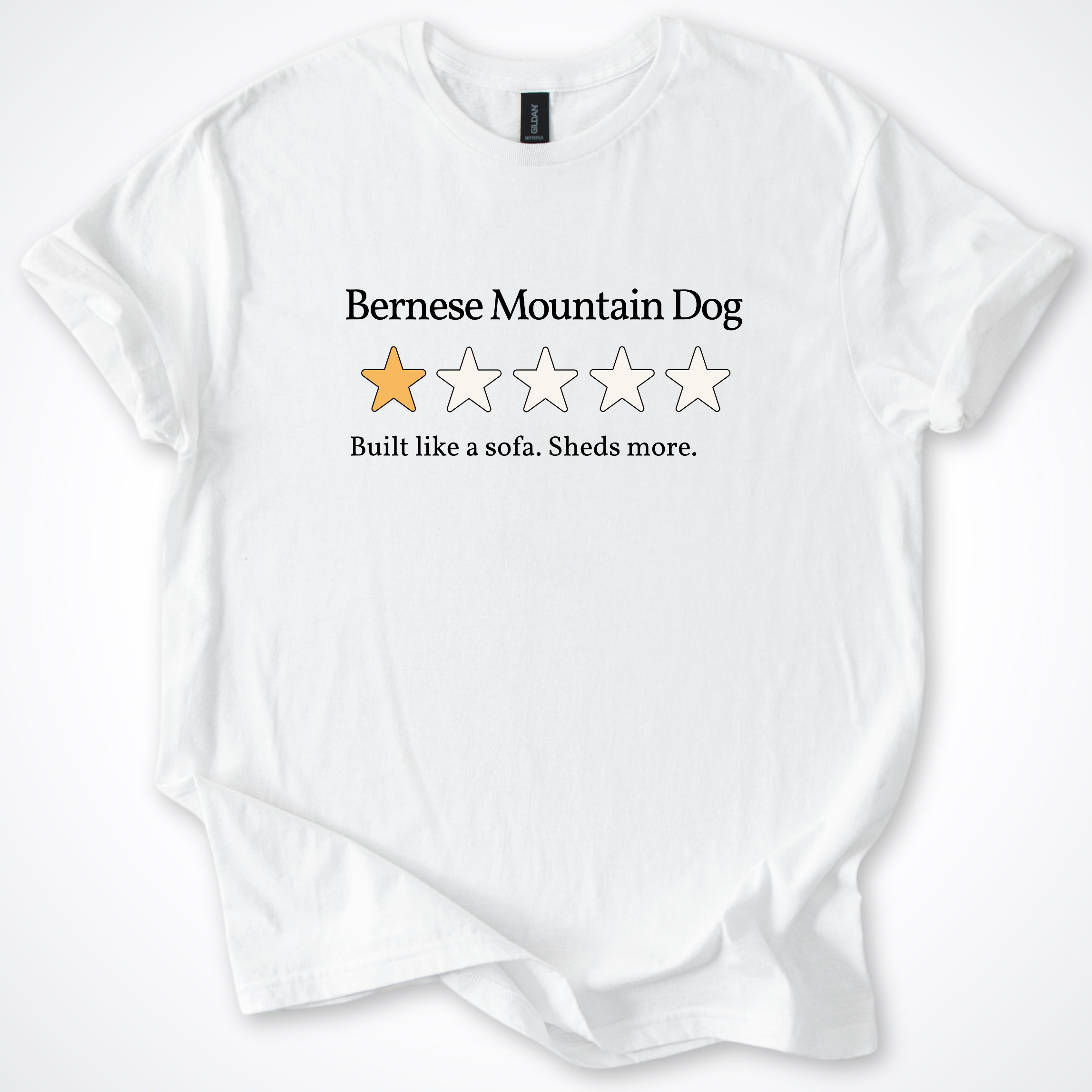 Bernese Mountain Dog One Star Review T-Shirt