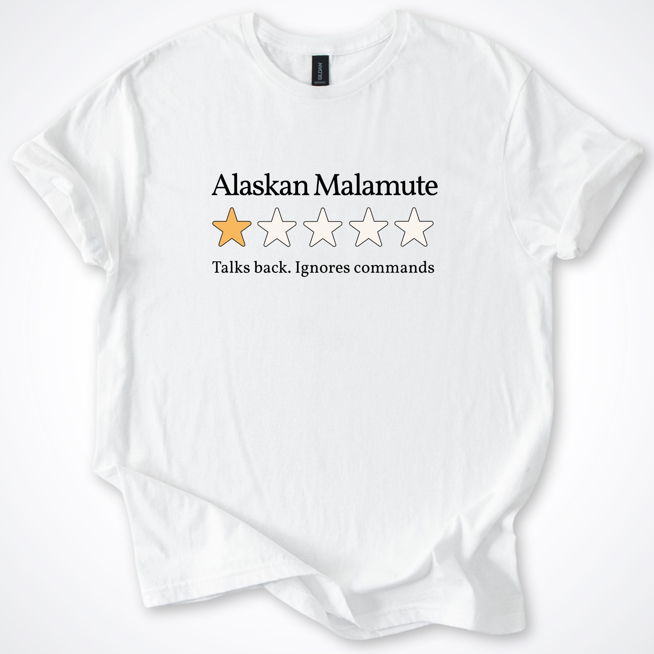 Alaskan Malamute One Star Review T-Shirt