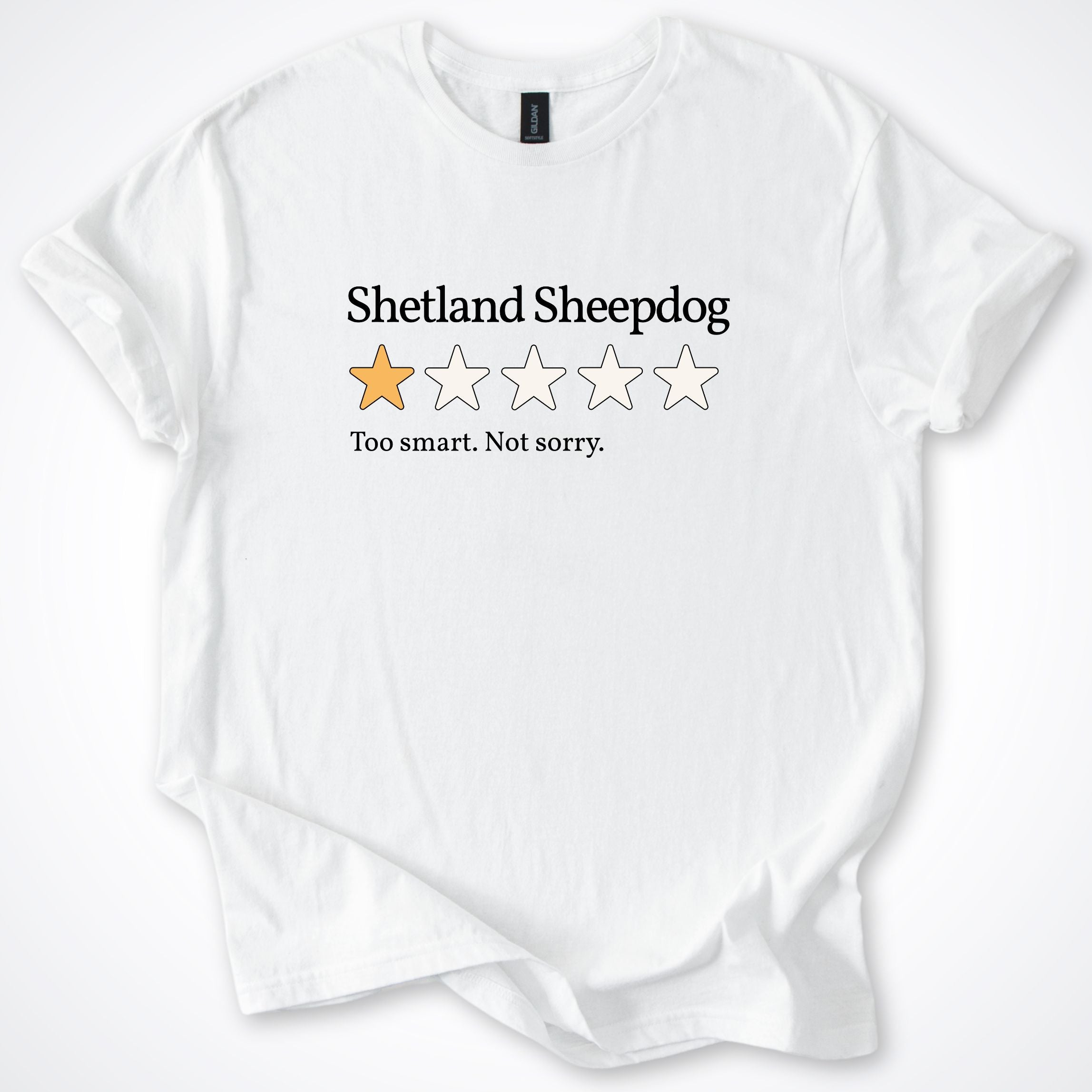 Shetland Sheepdog One Star Review T-Shirt