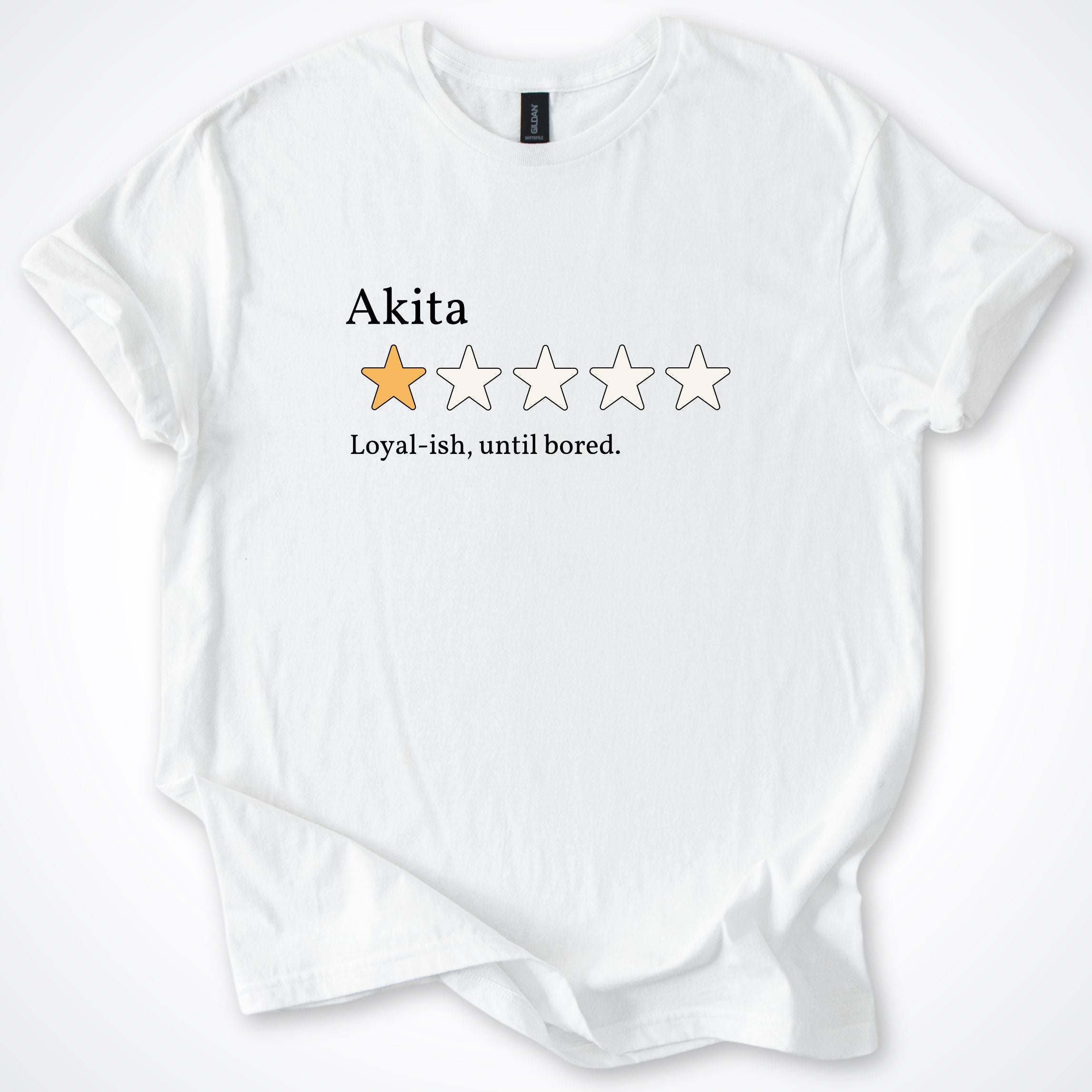 Akita One Star Review T-Shirt