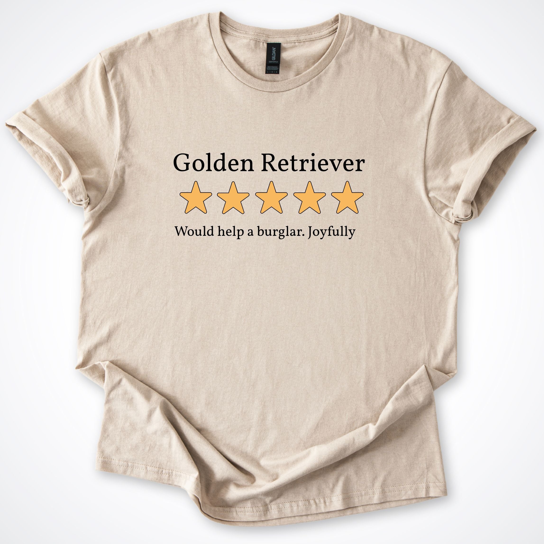 Golden Retriever 2.0 Five Star Review T-Shirt