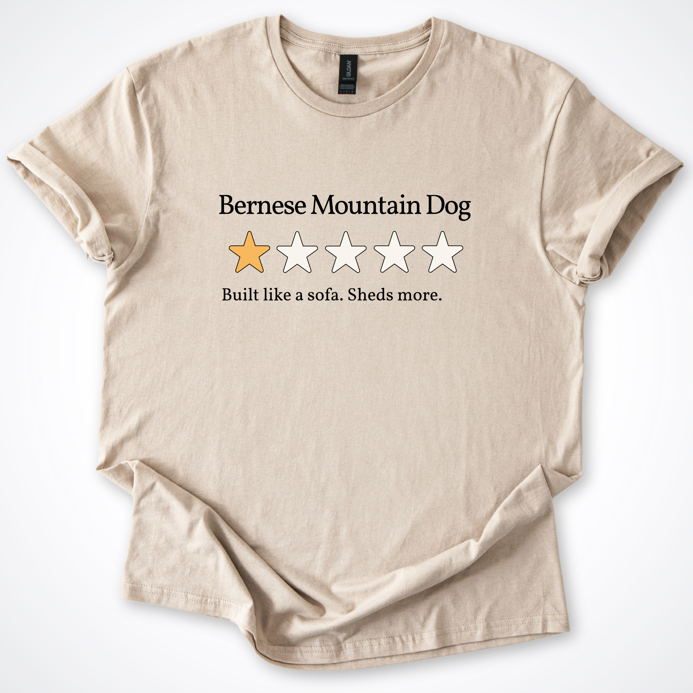 Bernese Mountain Dog One Star Review T-Shirt