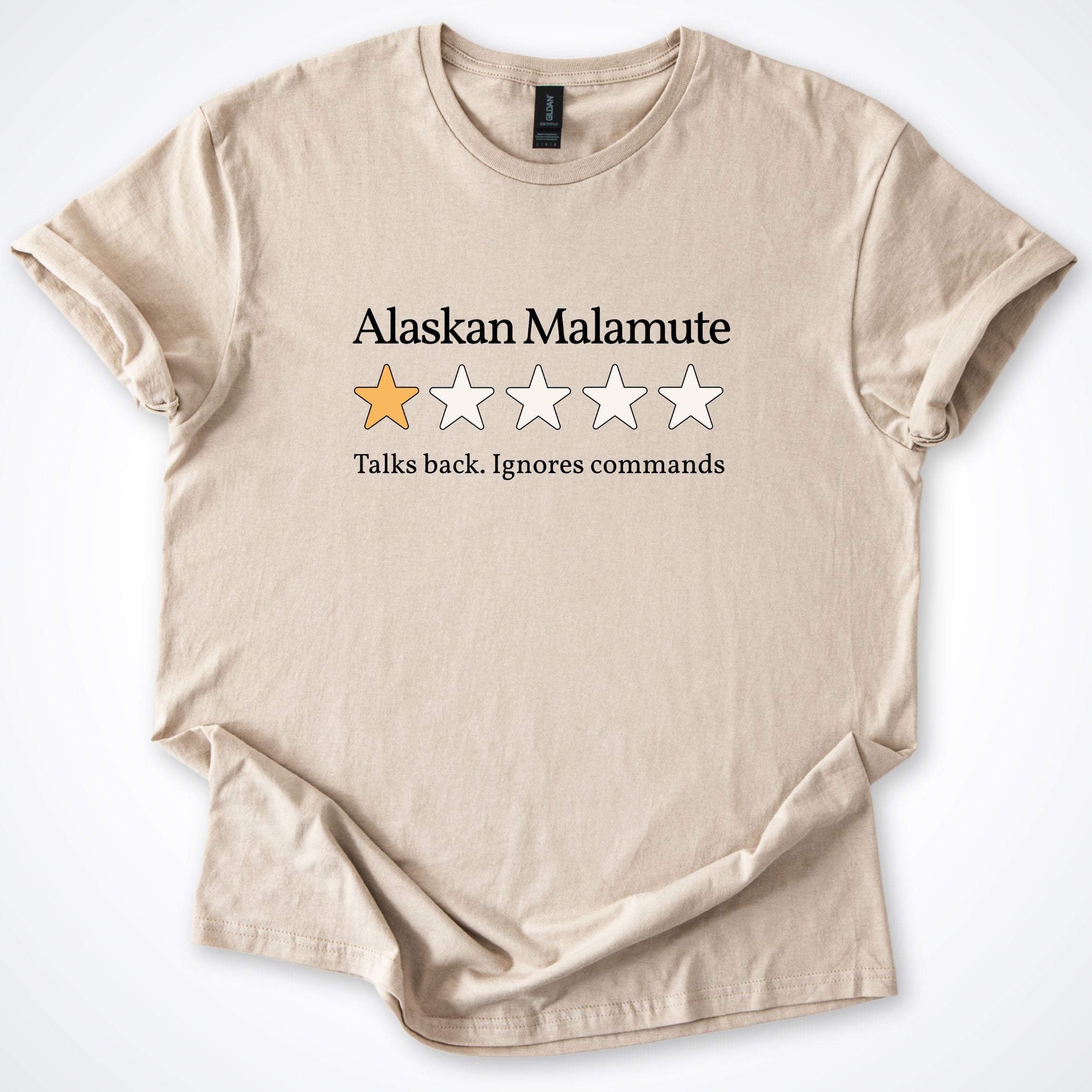Alaskan Malamute One Star Review T-Shirt