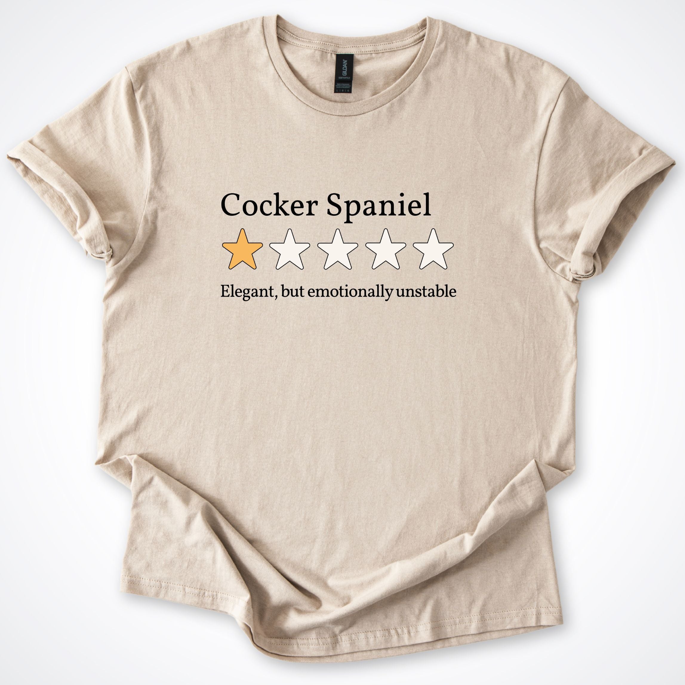 Cocker Spaniel One Star Review T-Shirt