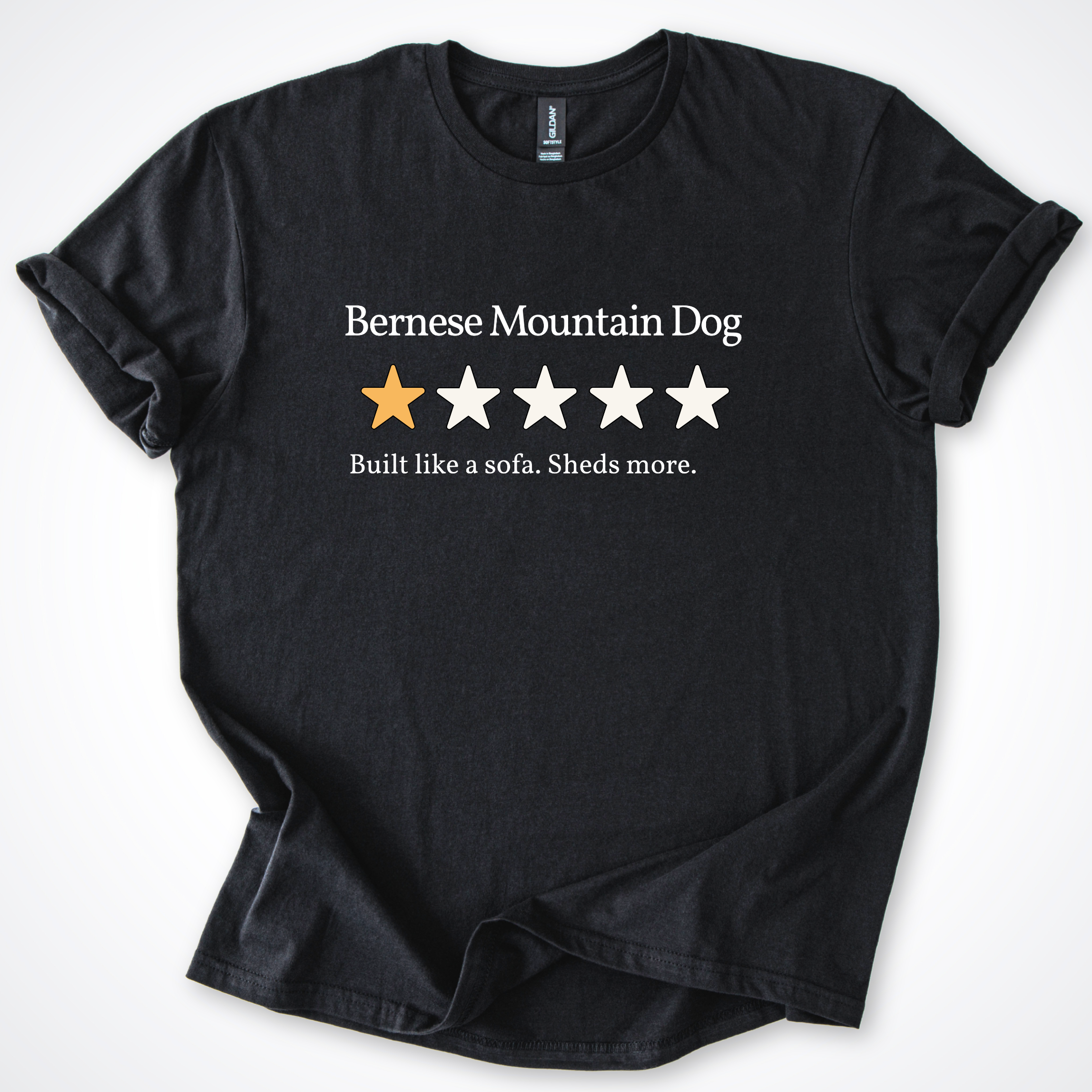 Bernese Mountain Dog One Star Review T-Shirt