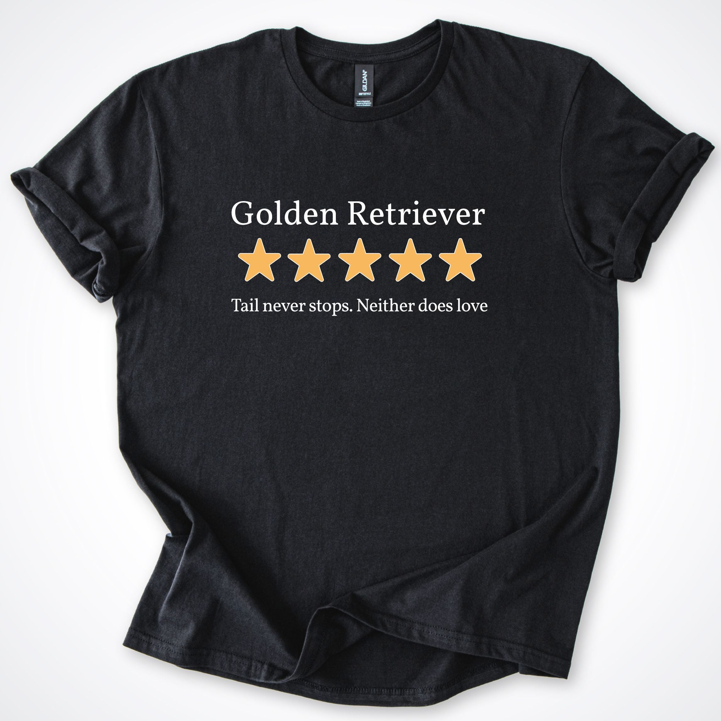 Golden Retriever Five Star Review T-Shirt
