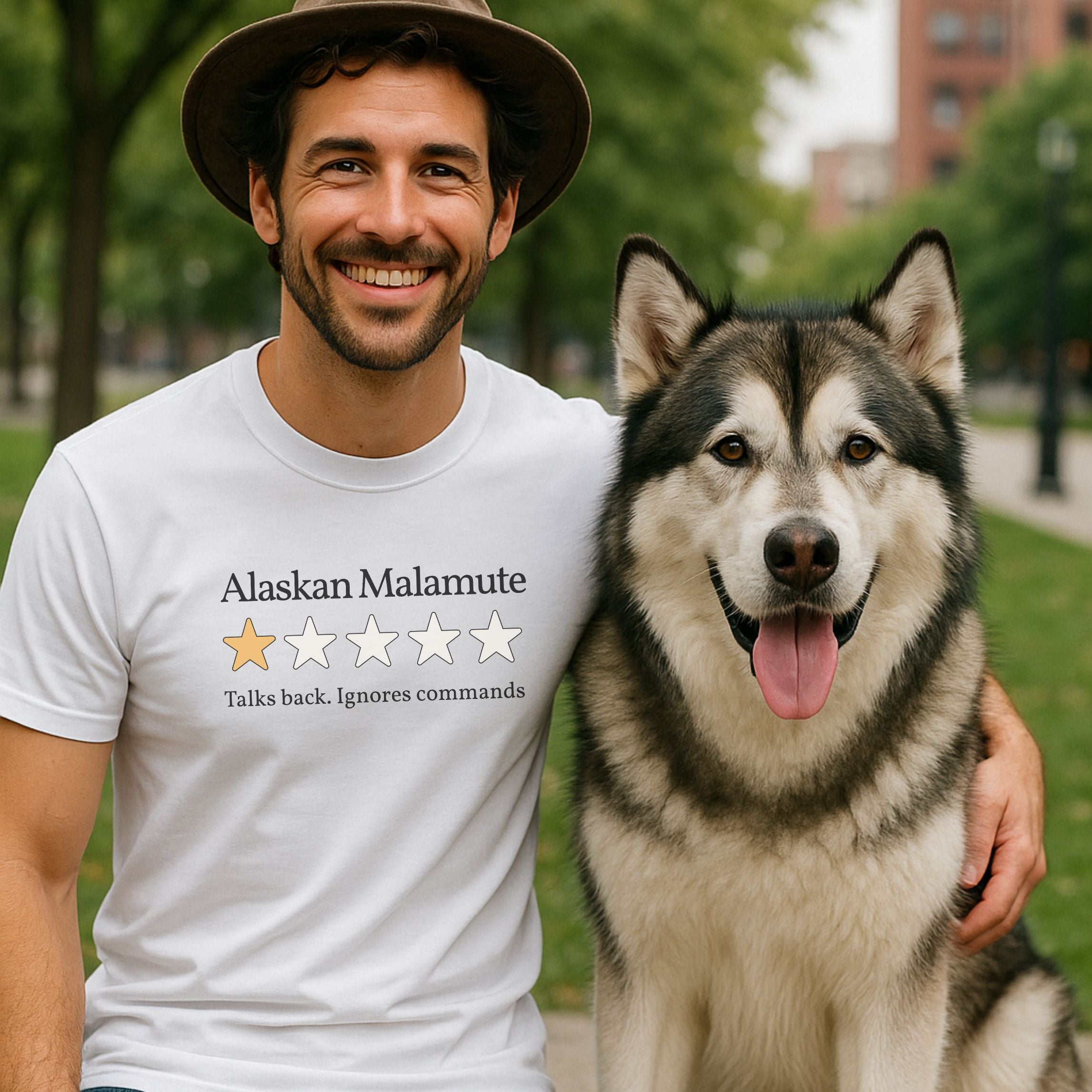 Alaskan Malamute One Star Review T-Shirt