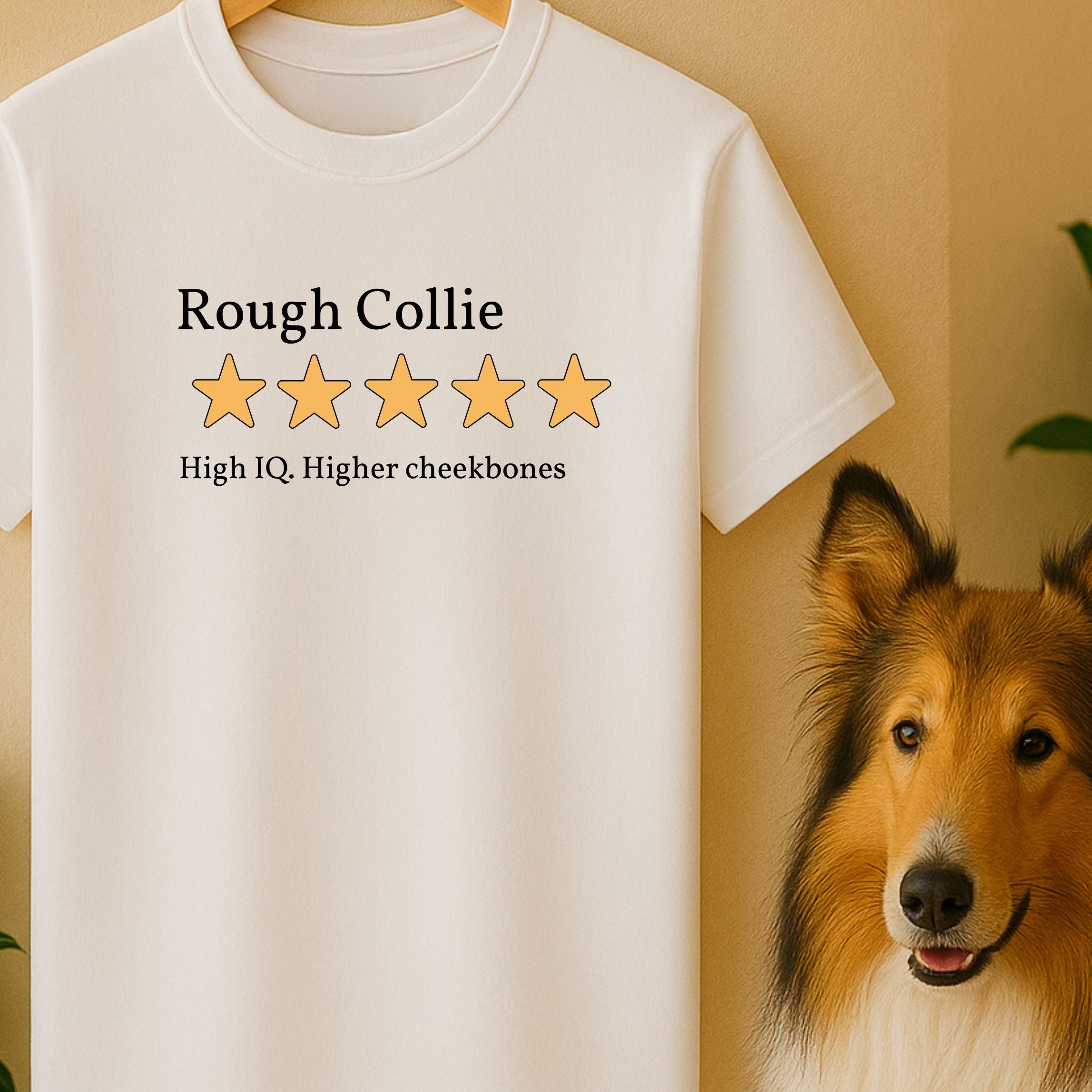 Rough Collie Five Star Review T-Shirt