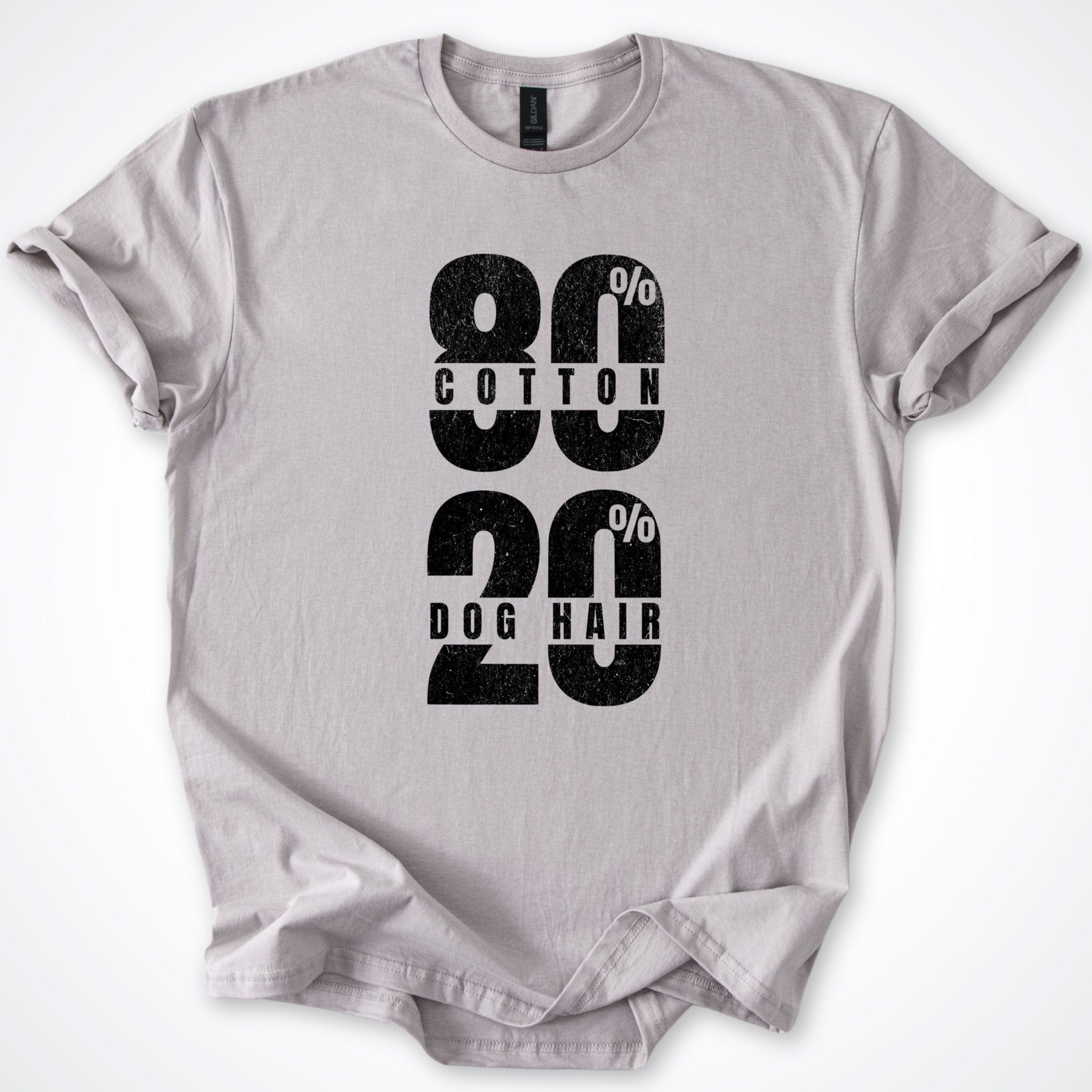 T-Shirt Ice Grey / S 80% Cotton 20% Dog Hair T-Shirt ReallyintoDogs