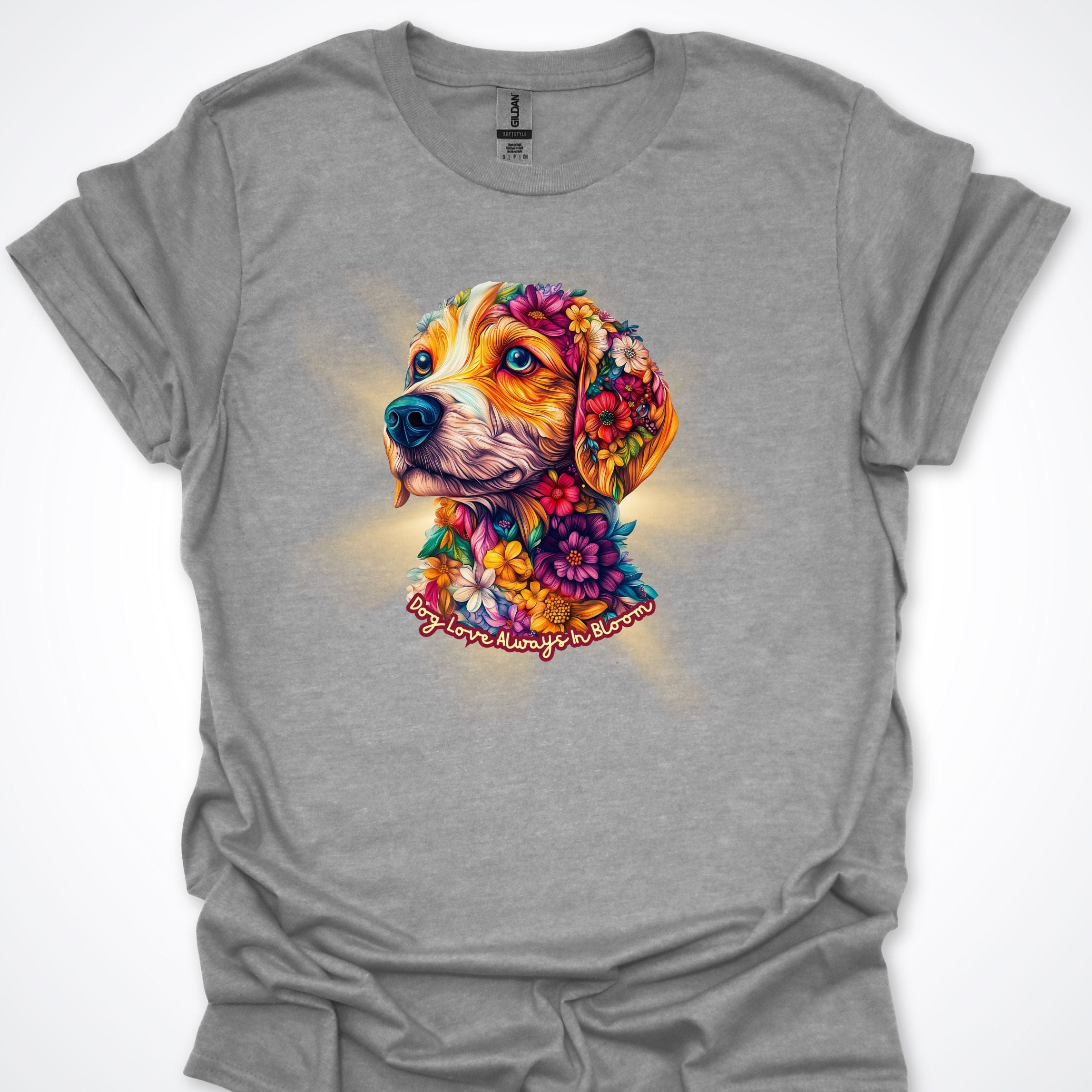 T-Shirt Sport Grey / S Always in Bloom Beagle T-Shirt ReallyintoDogs