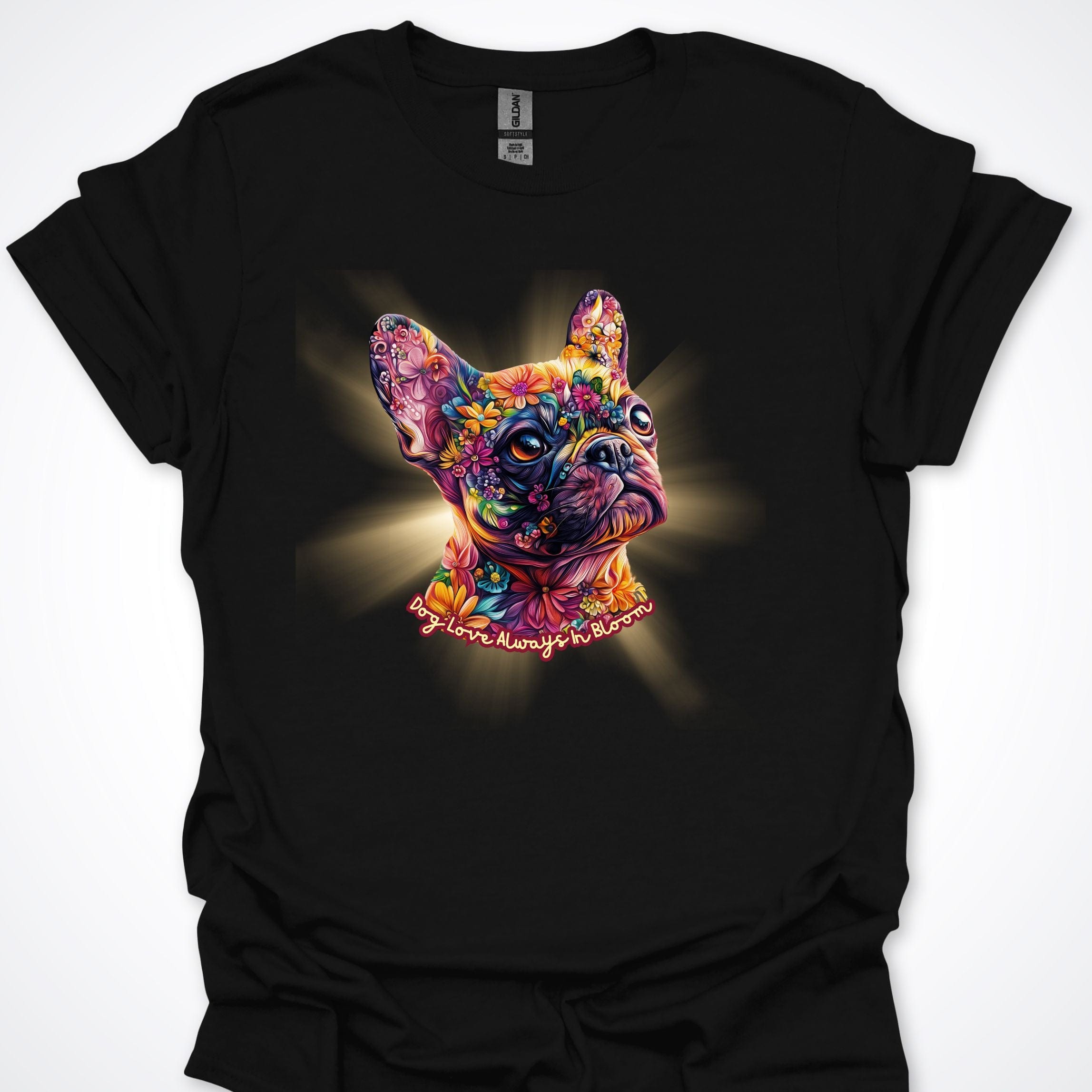 T-Shirt Black / S Always in Bloom French Bulldog T-Shirt ReallyintoDogs