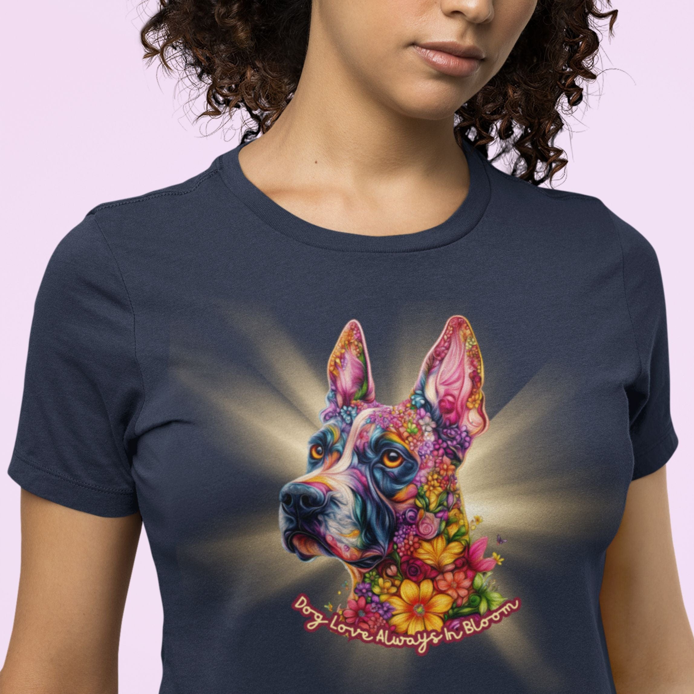T-Shirt Always in Bloom Great Dane T-Shirt ReallyintoDogs
