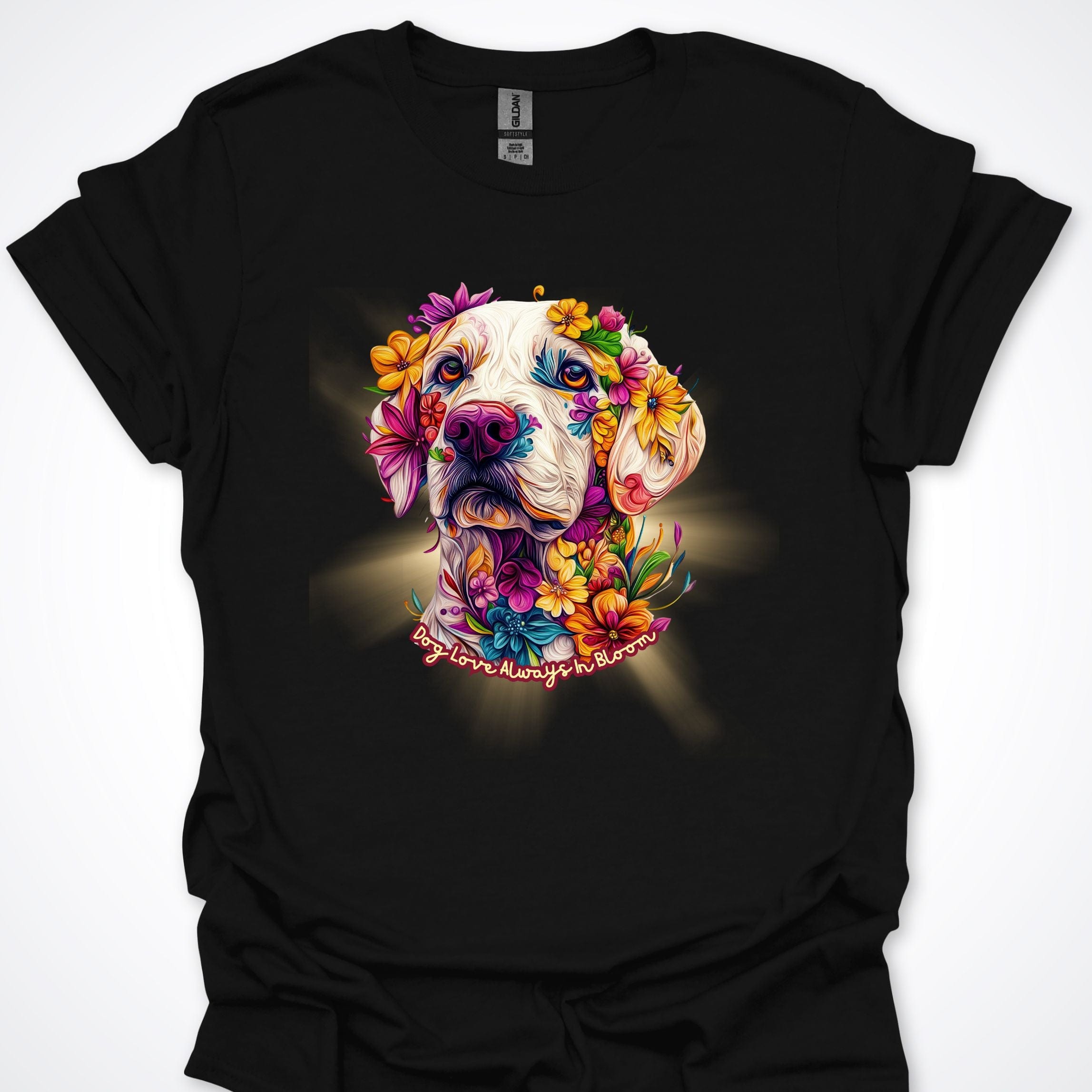 T-Shirt Black / S Always in Bloom Labrador T-Shirt ReallyintoDogs