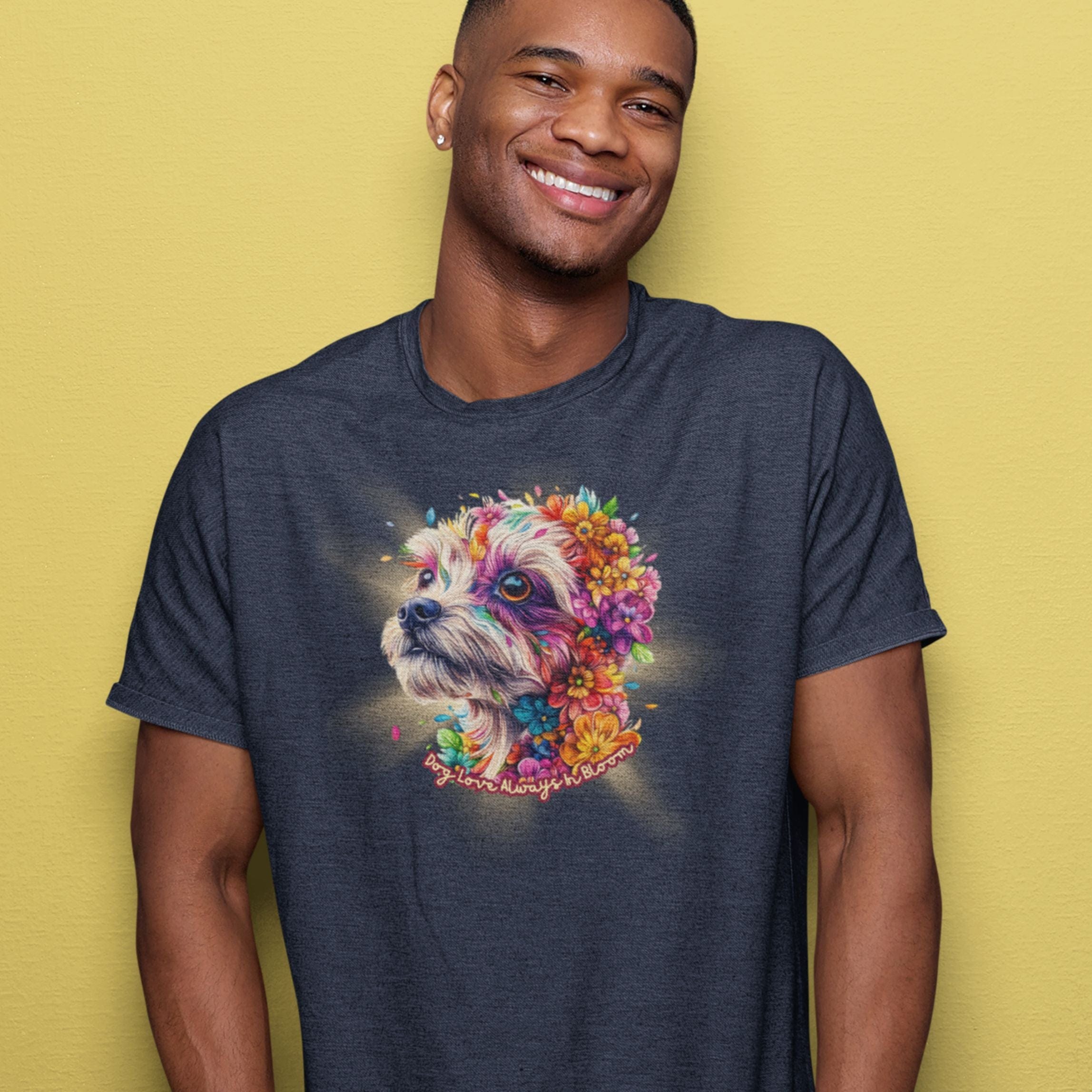 T-Shirt Always in Bloom Maltese T-Shirt ReallyintoDogs