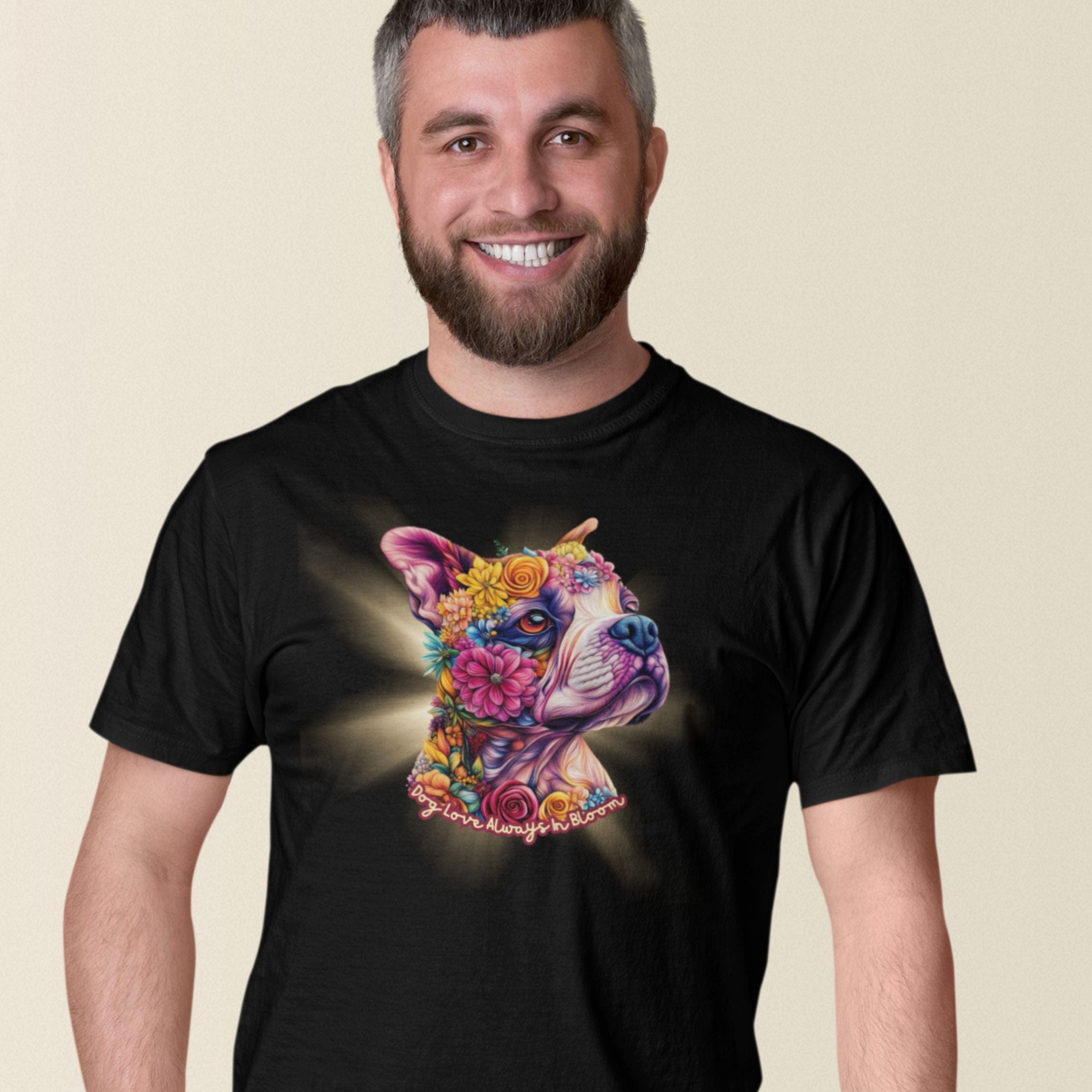 T-Shirt Always in Bloom Staffordshire Bull Terrier T-Shirt ReallyintoDogs
