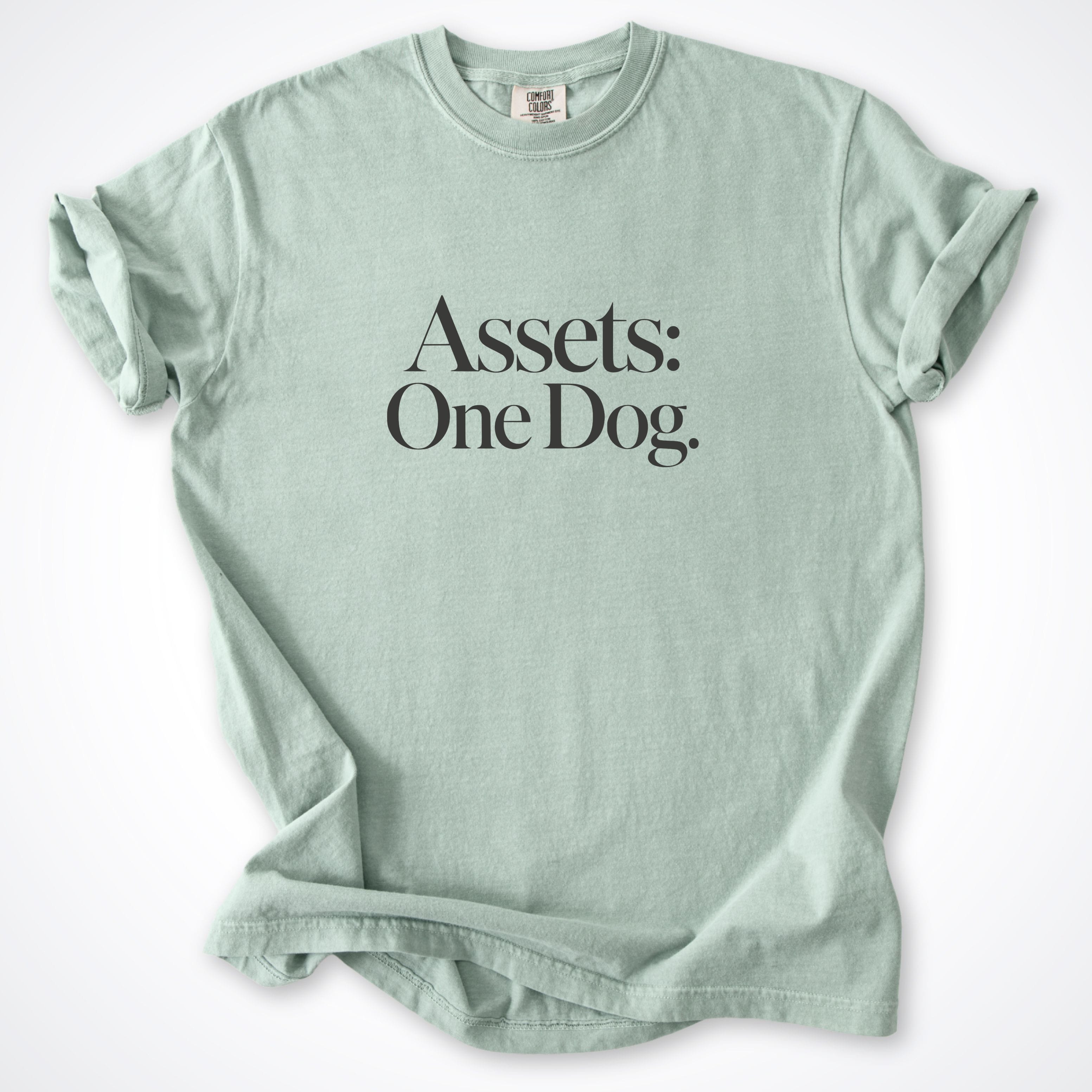 T-Shirt Bay / S Assets: One Dog. Premium T-Shirt ReallyintoDogs
