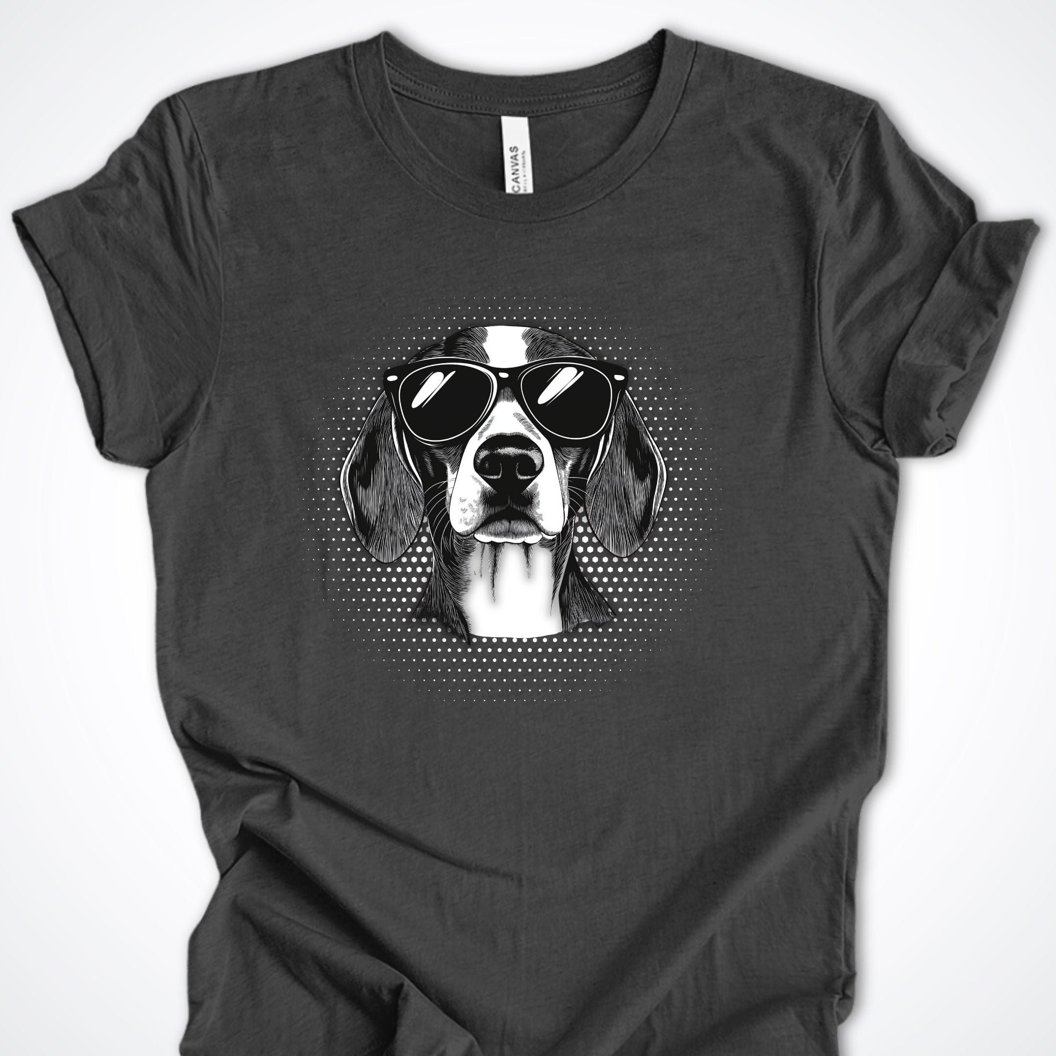 T-Shirt Dark Grey Heather / S Beagle Top Dog Premium Unisex T-Shirt ReallyintoDogs