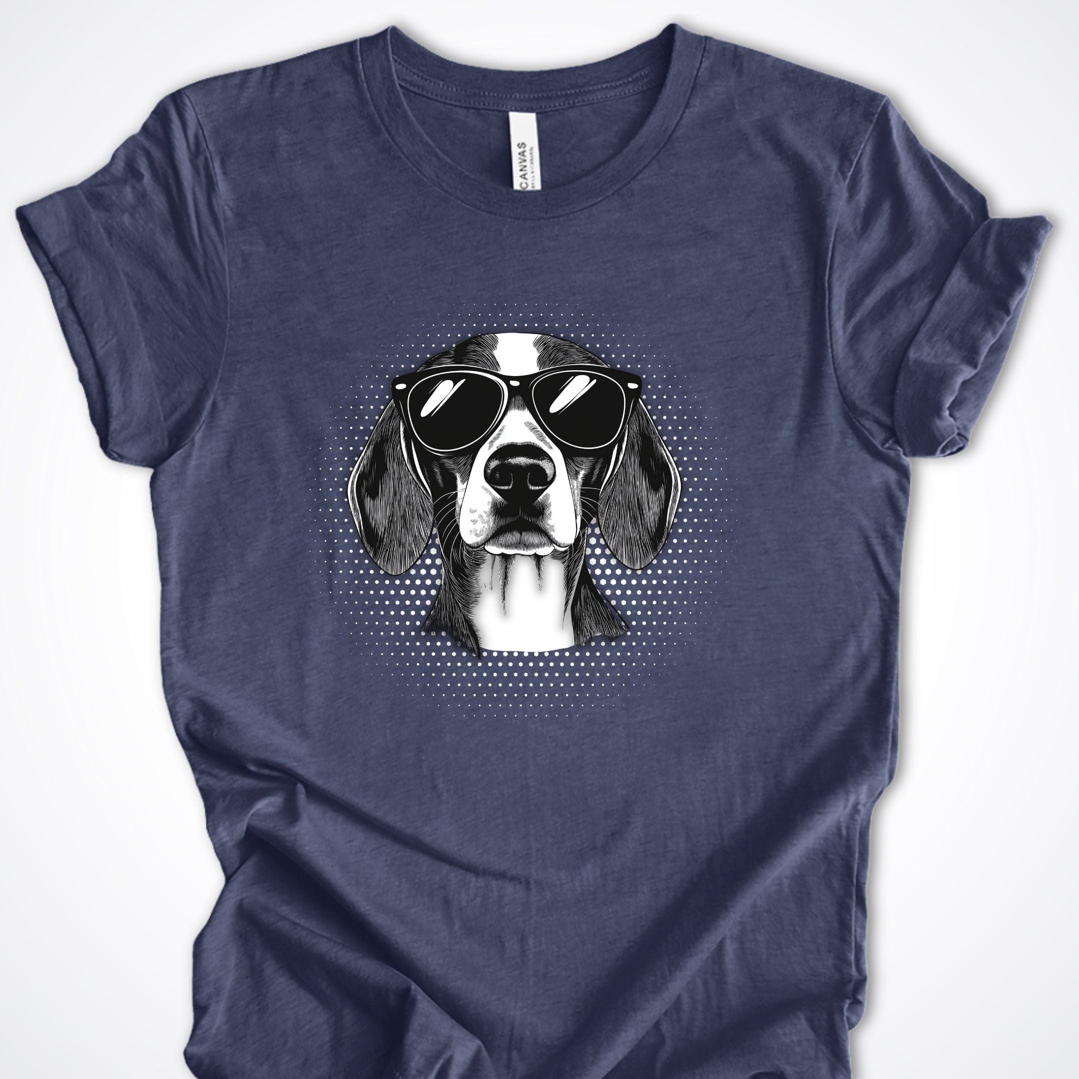 T-Shirt Heather Navy / S Beagle Top Dog Premium Unisex T-Shirt ReallyintoDogs