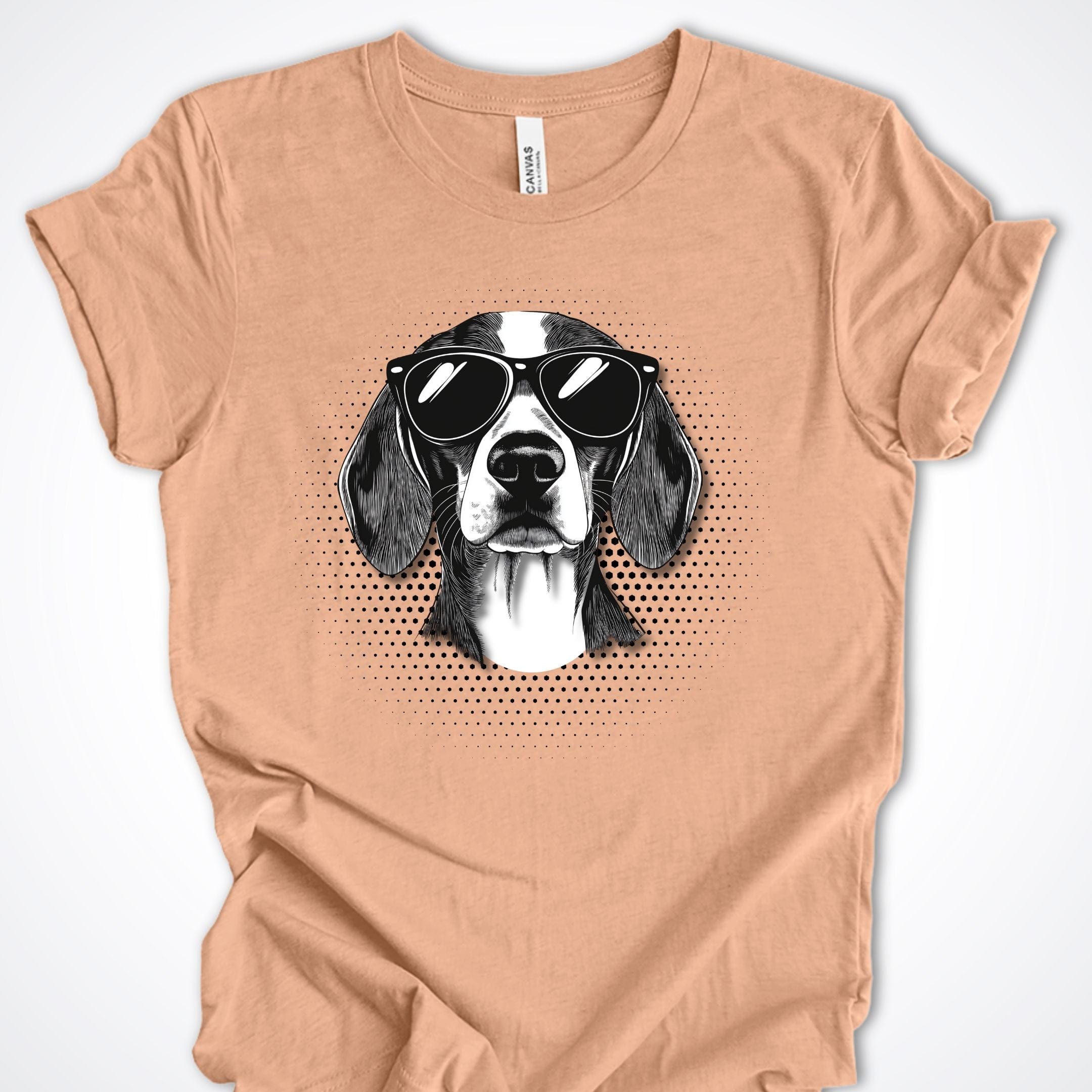 T-Shirt Heather Peach / S Beagle Top Dog Premium Unisex T-Shirt ReallyintoDogs