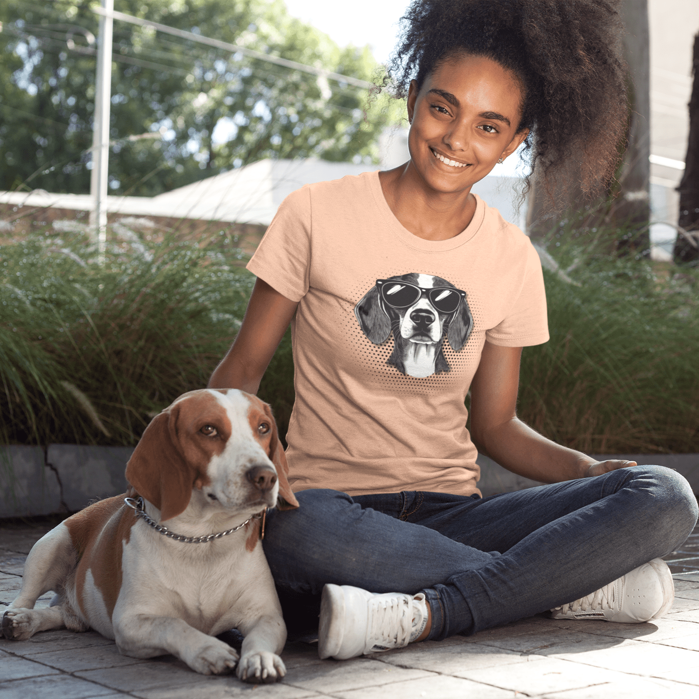 T-Shirt Beagle Top Dog Premium Unisex T-Shirt ReallyintoDogs