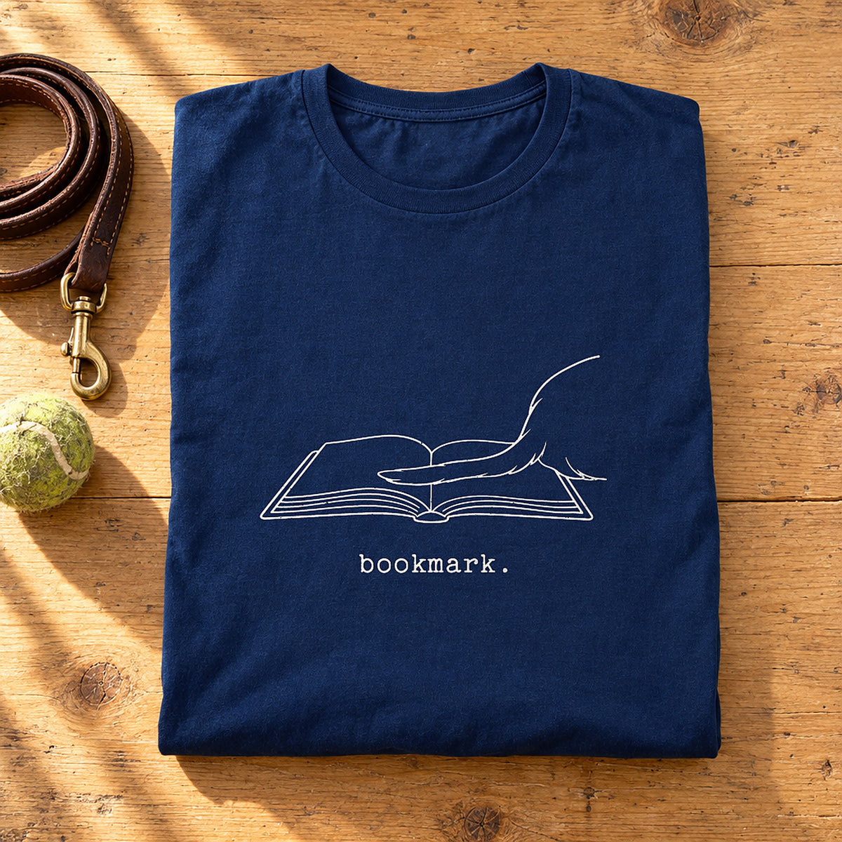 Bookmark Navy folded