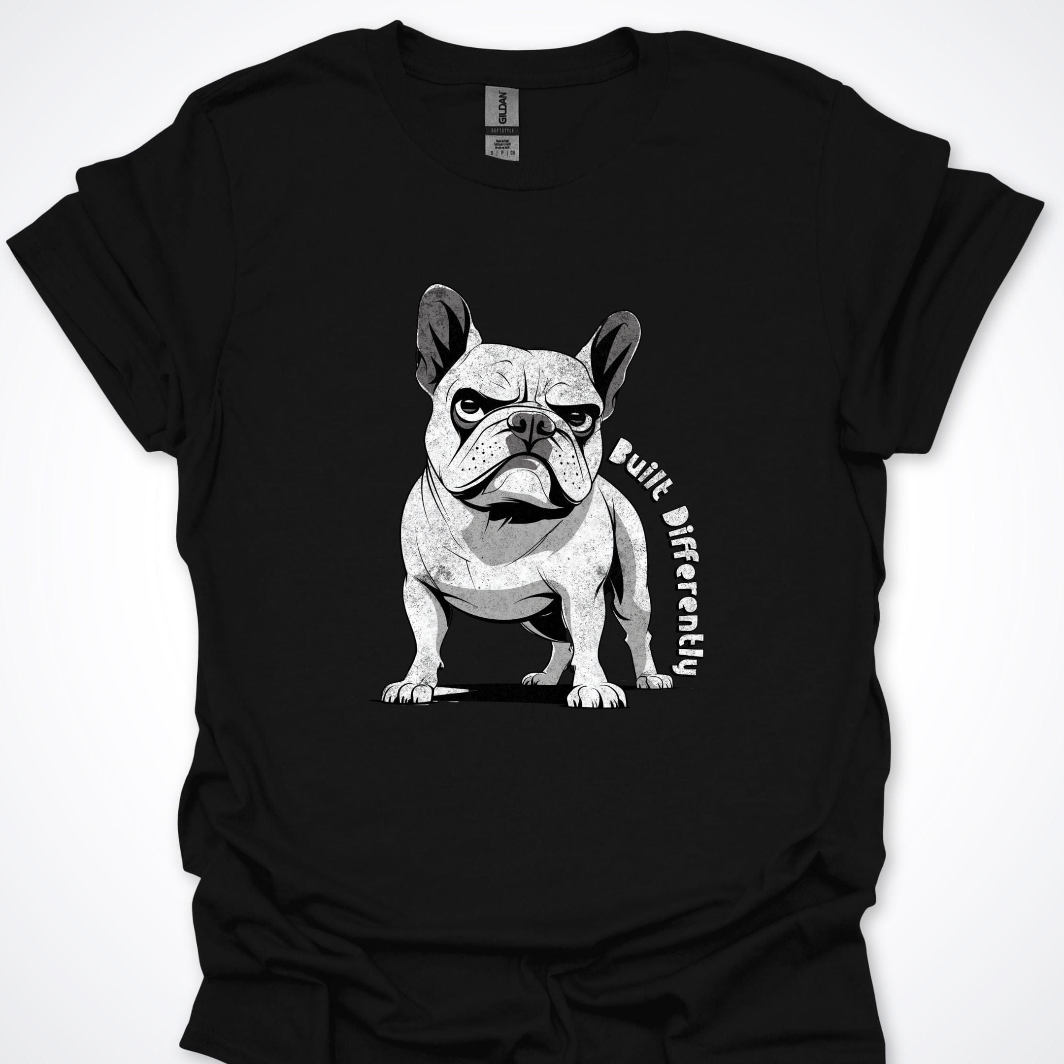 T-Shirt Black / S Built Differently French Bulldog Premium Unisex T-Shirt ReallyintoDogs