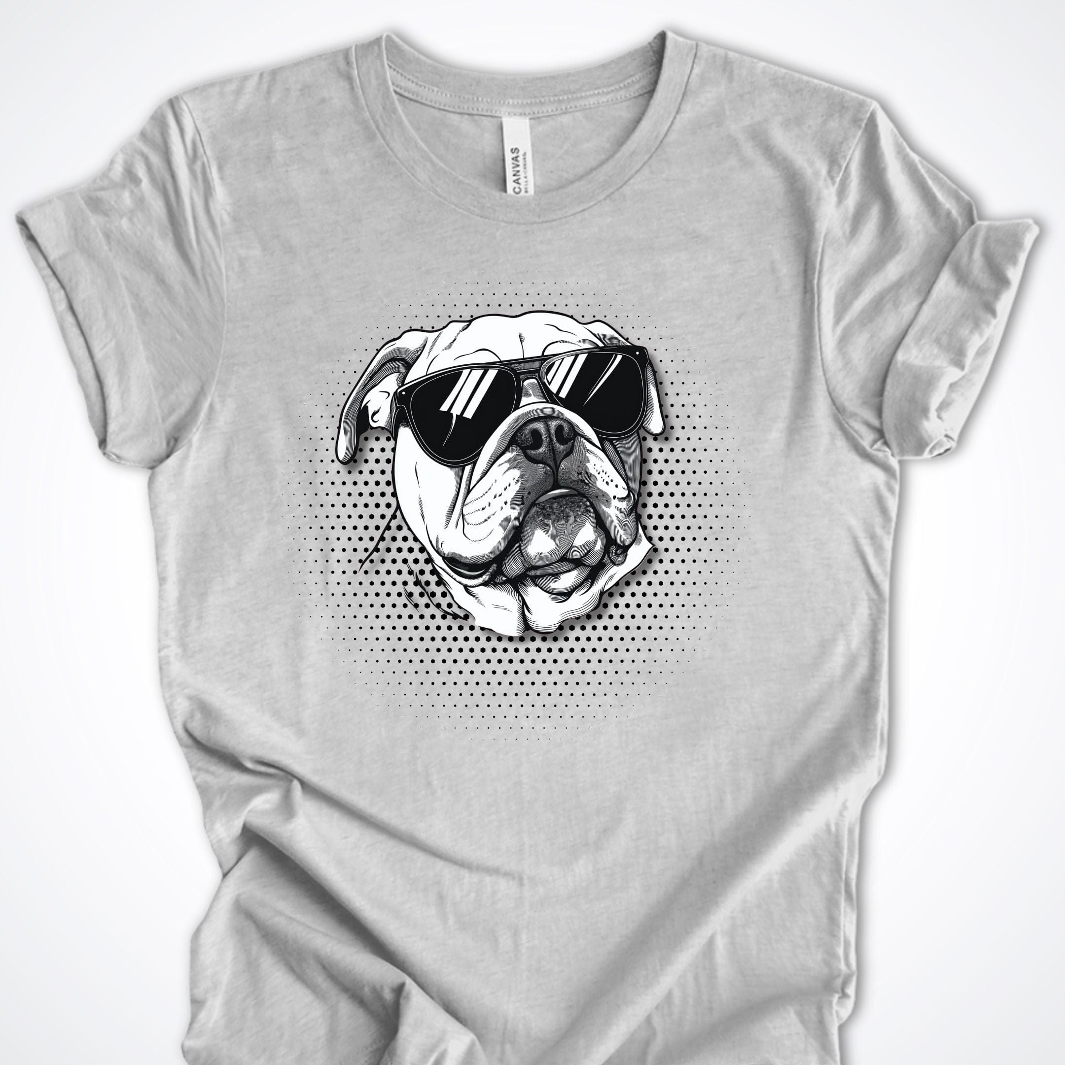 T-Shirt Athletic Heather / S Bulldog Top Dog Premium Unisex T-Shirt ReallyintoDogs