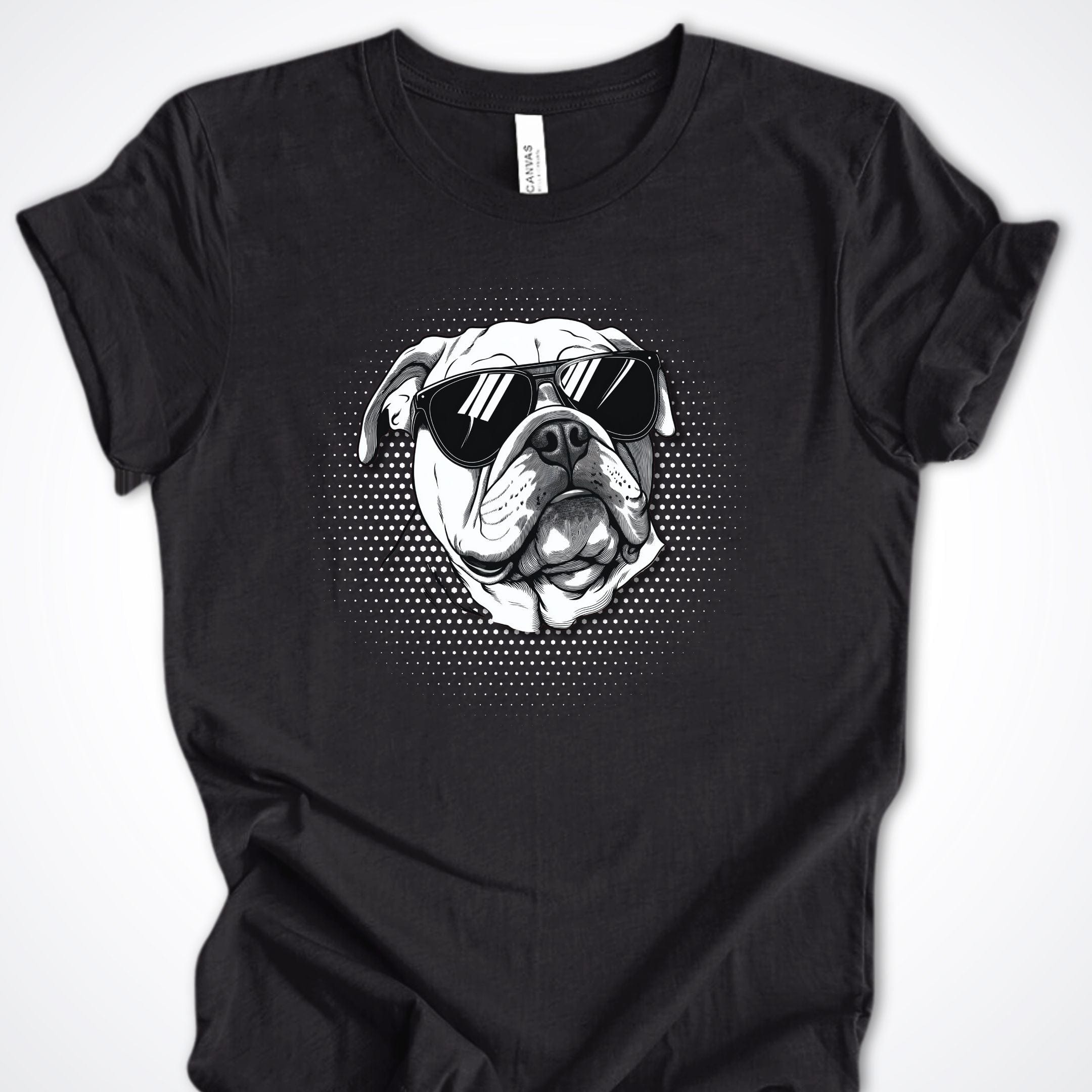 T-Shirt Black Heather / S Bulldog Top Dog Premium Unisex T-Shirt ReallyintoDogs