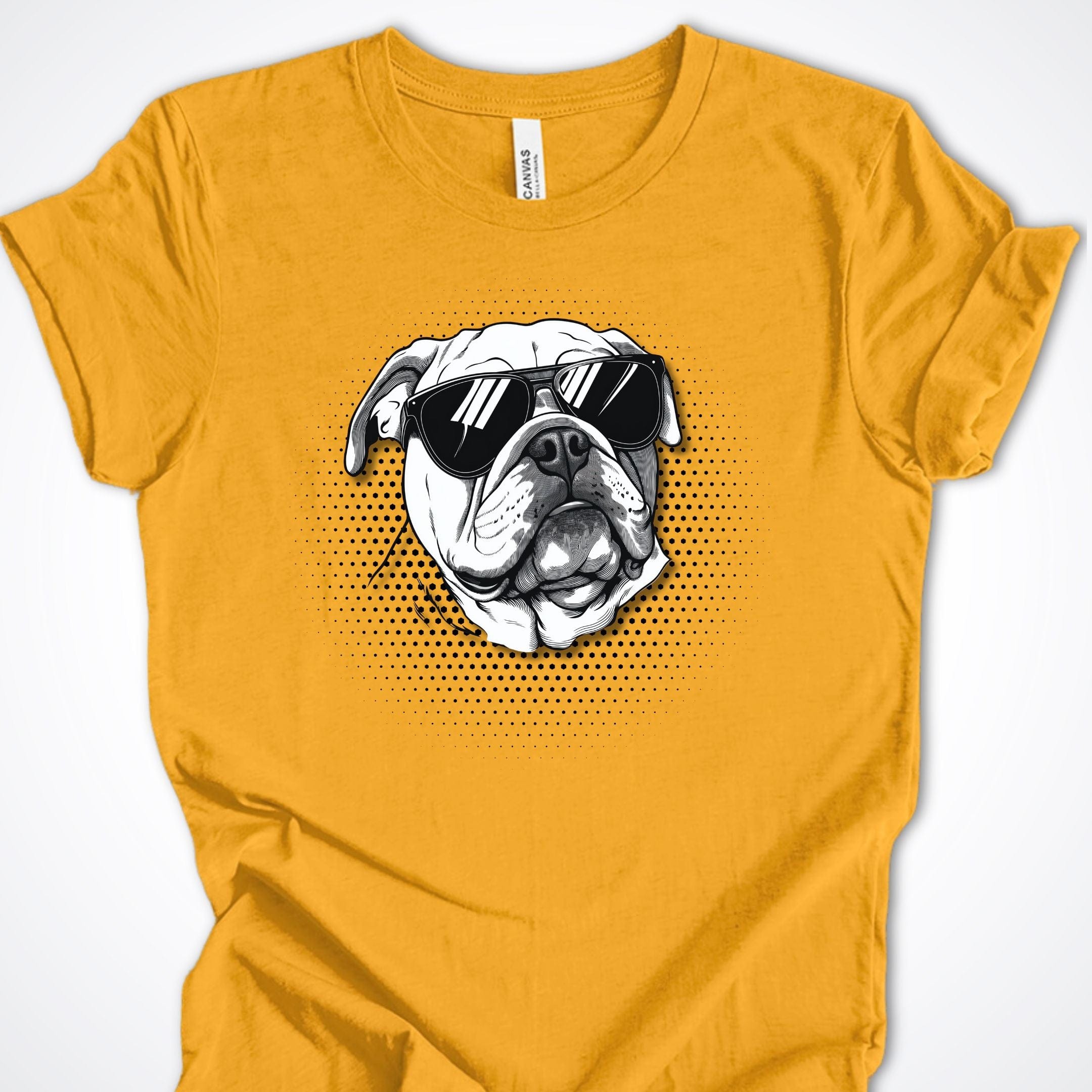 T-Shirt Gold / S Bulldog Top Dog Premium Unisex T-Shirt ReallyintoDogs