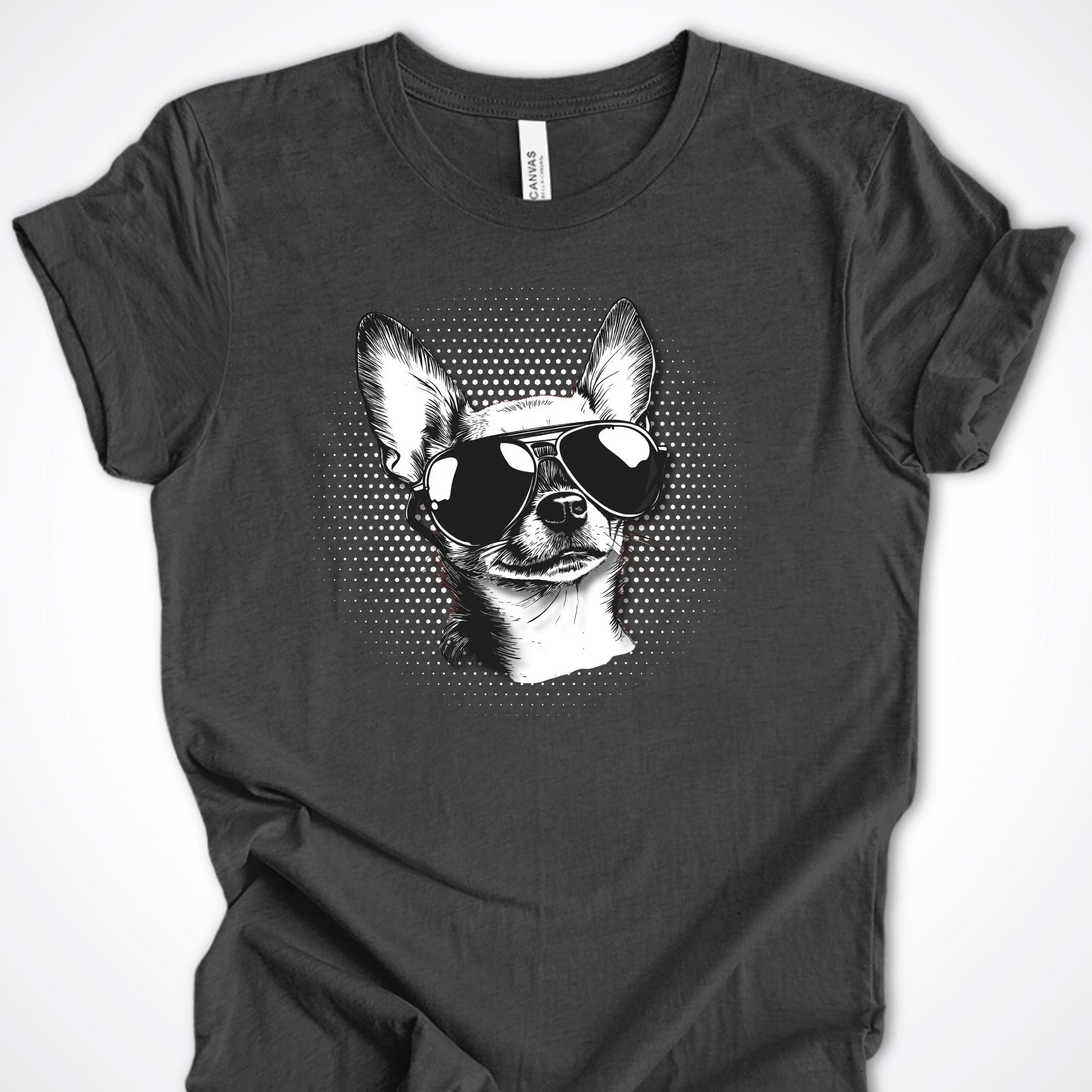 T-Shirt Dark Grey Heather / S Chihuahua Top Dog Premium Unisex T-Shirt ReallyintoDogs