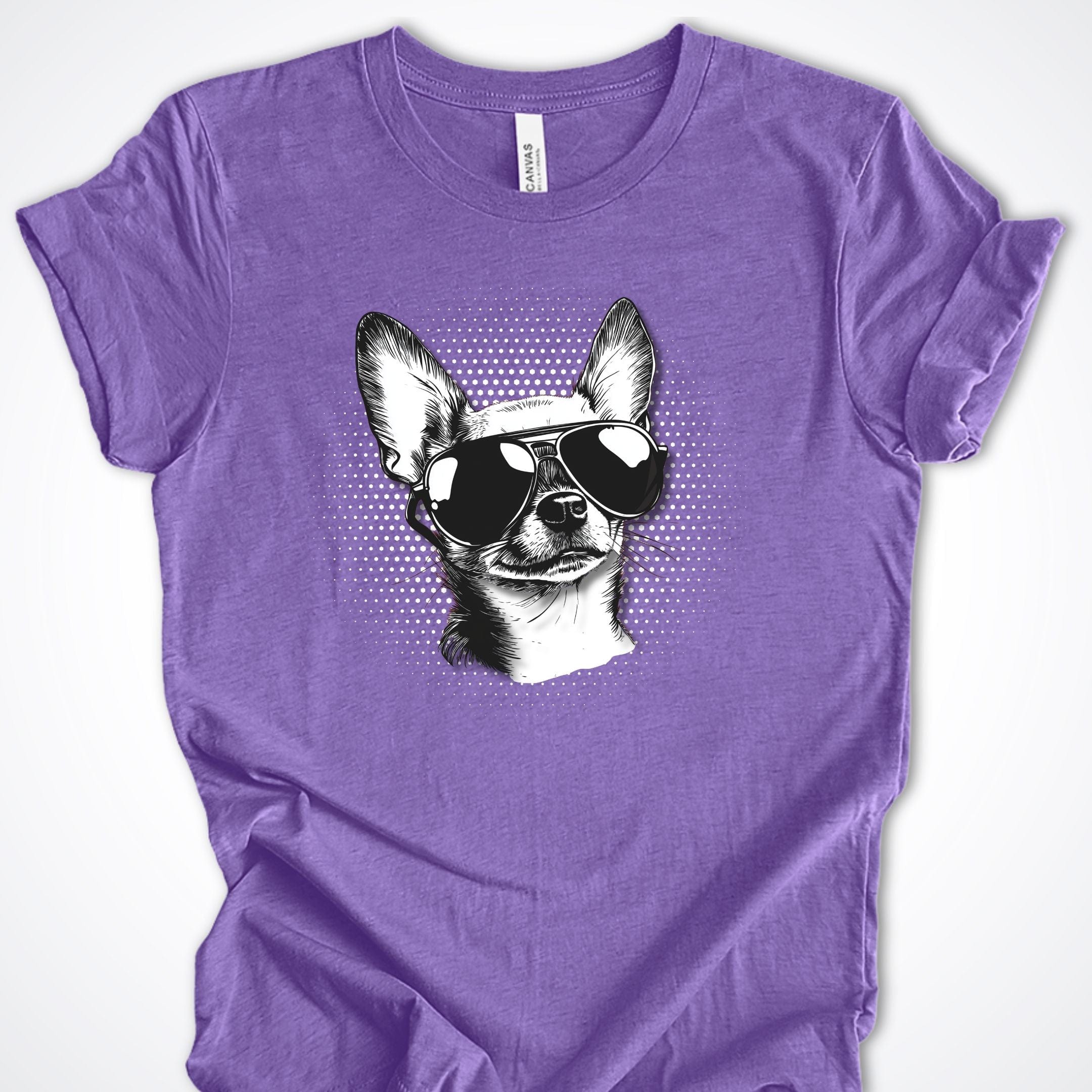 T-Shirt Heather Team Purple / S Chihuahua Top Dog Premium Unisex T-Shirt ReallyintoDogs