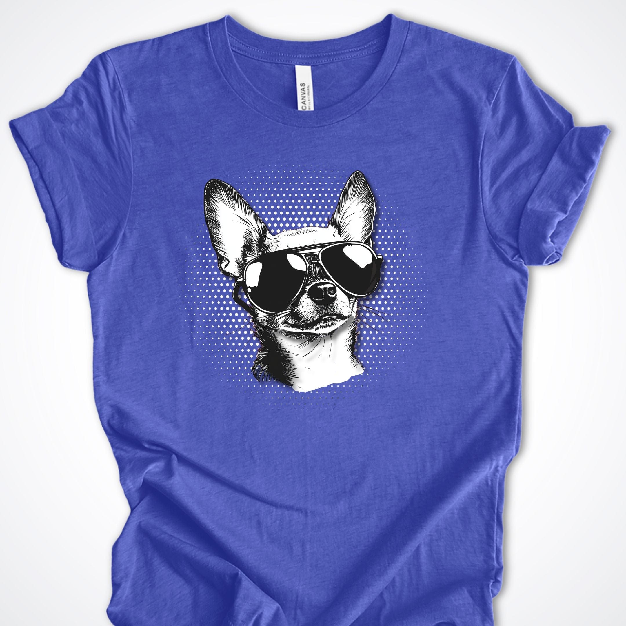 T-Shirt Heather True Royal / S Chihuahua Top Dog Premium Unisex T-Shirt ReallyintoDogs