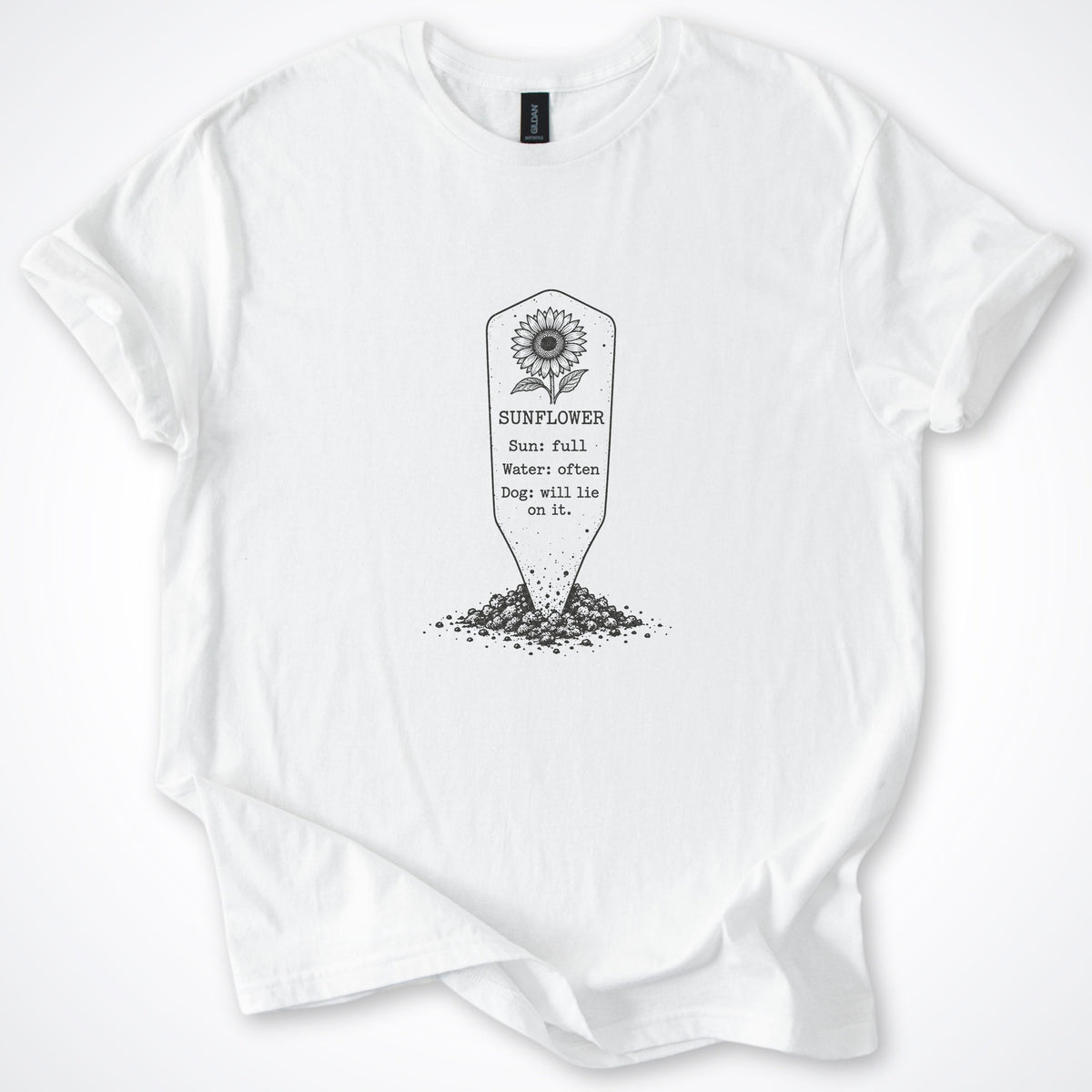 Sunflower. Dog: Will Lie On It. Classic T-Shirt