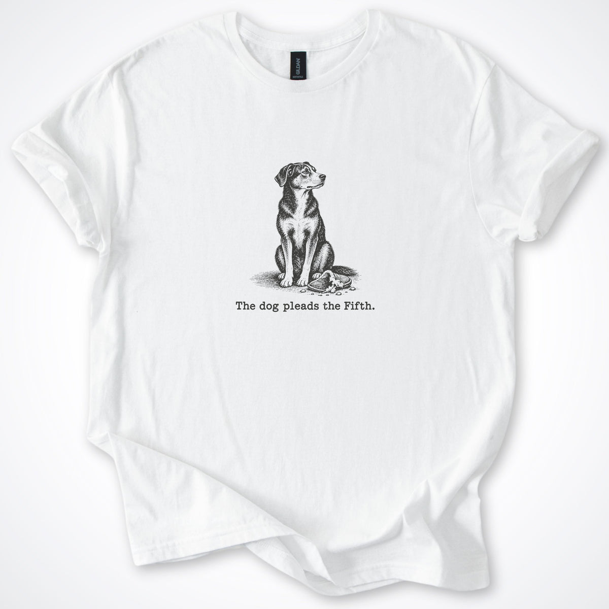 The Dog Pleads The Fifth. Portrait Classic T-Shirt