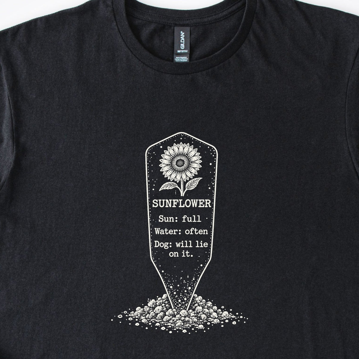 Sunflower. Dog: Will Lie On It. Classic T-Shirt