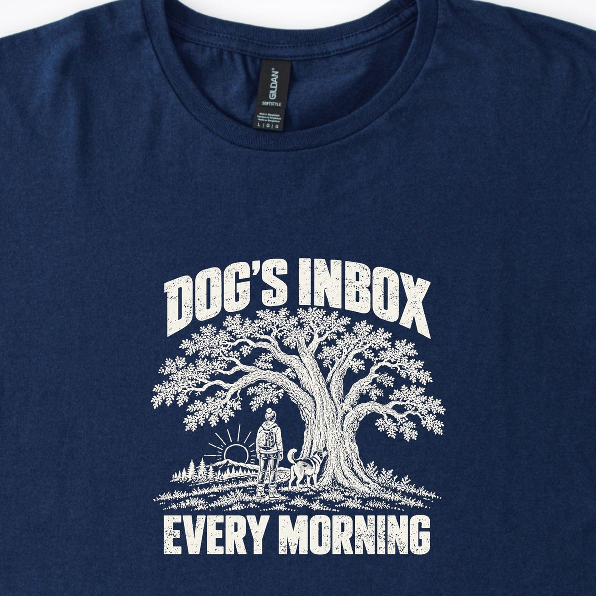 Dog's Inbox. Every Morning. Classic T-Shirt