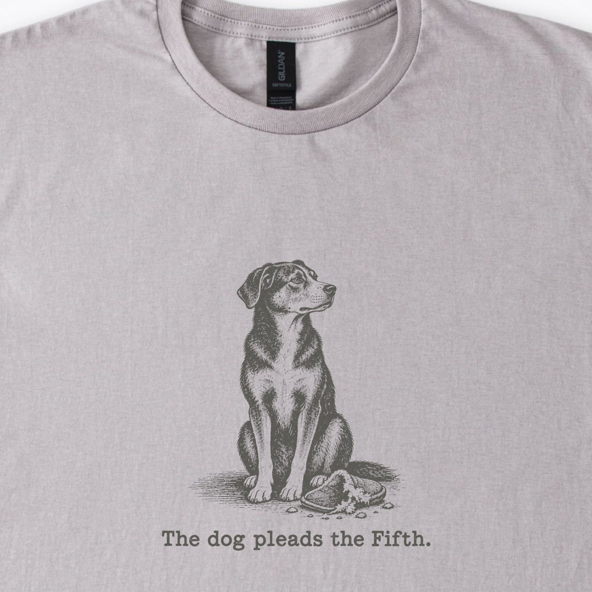 The Dog Pleads The Fifth. Portrait Classic T-Shirt