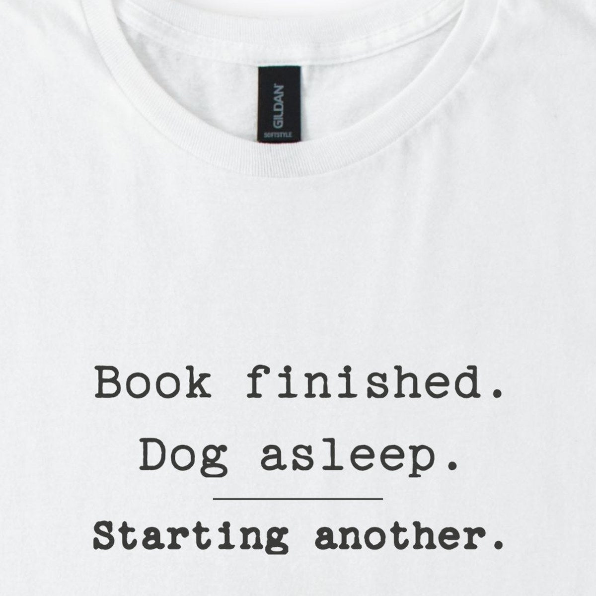 Book Finished. Dog Asleep. Classic T-Shirt