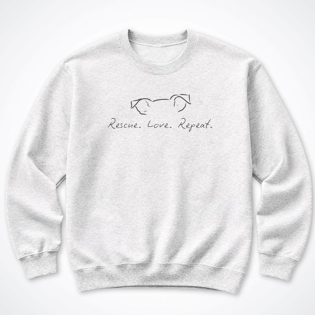 Rescue Love Repeat Crewneck Sweatshirt