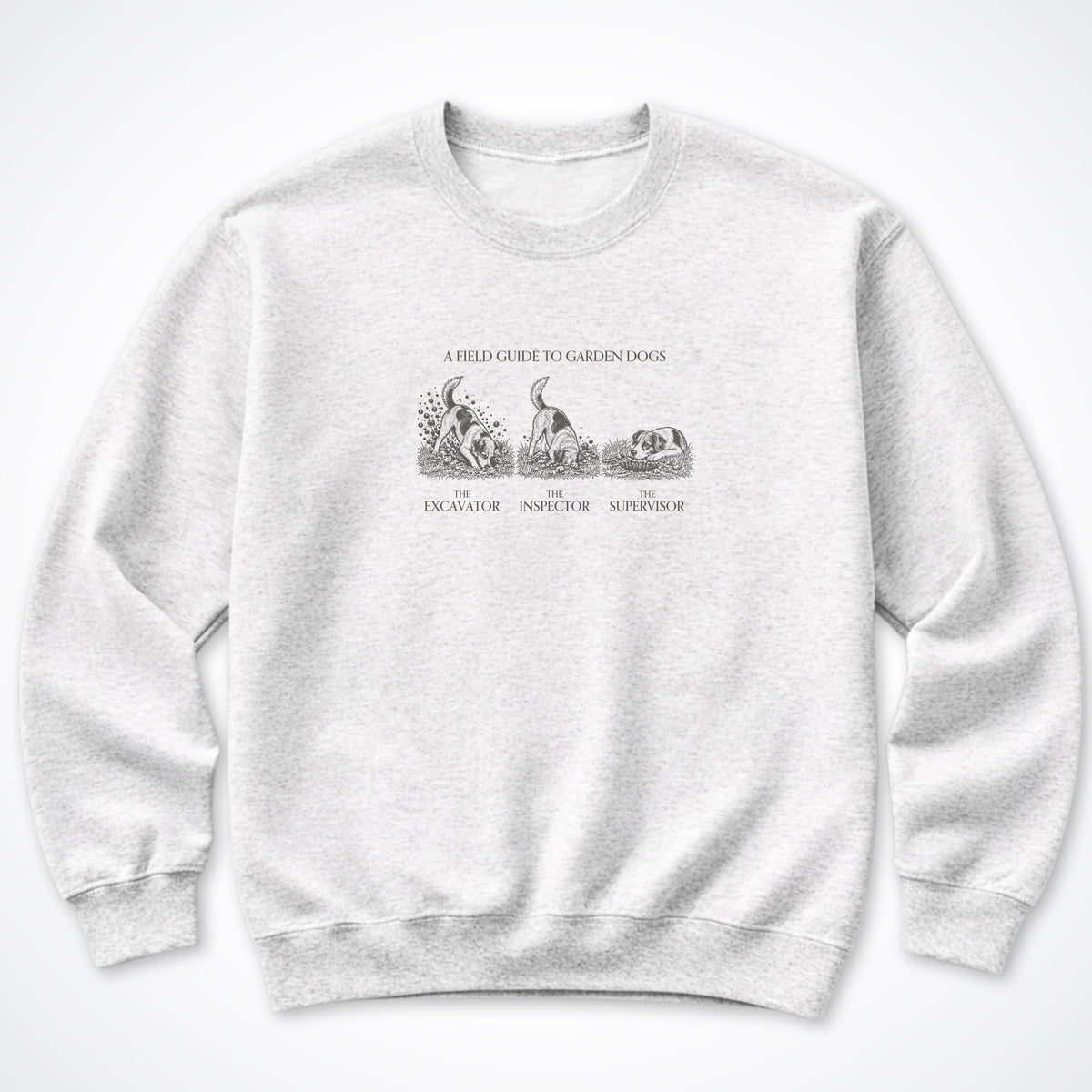 A Field Guide To Garden Dogs Crewneck Sweatshirt