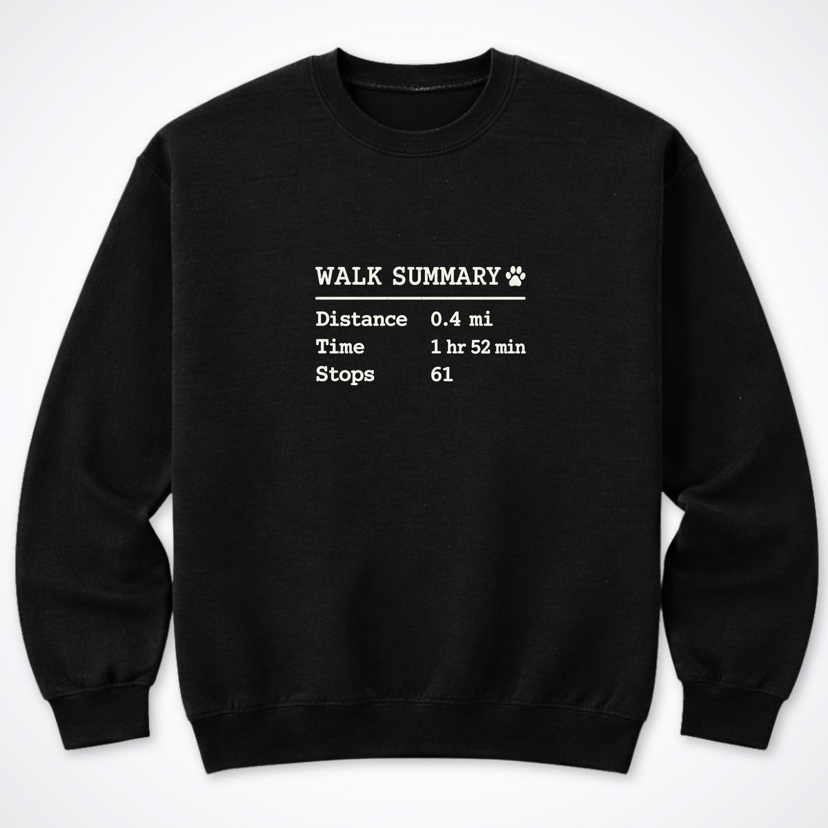 Walk Summary Crewneck Sweatshirt