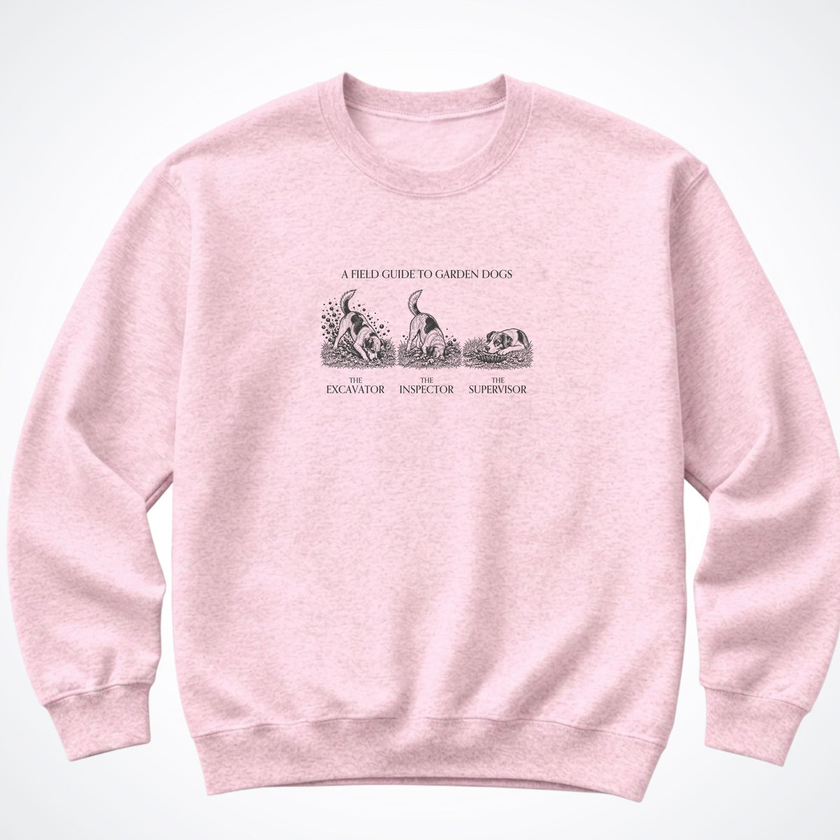 A Field Guide To Garden Dogs Crewneck Sweatshirt